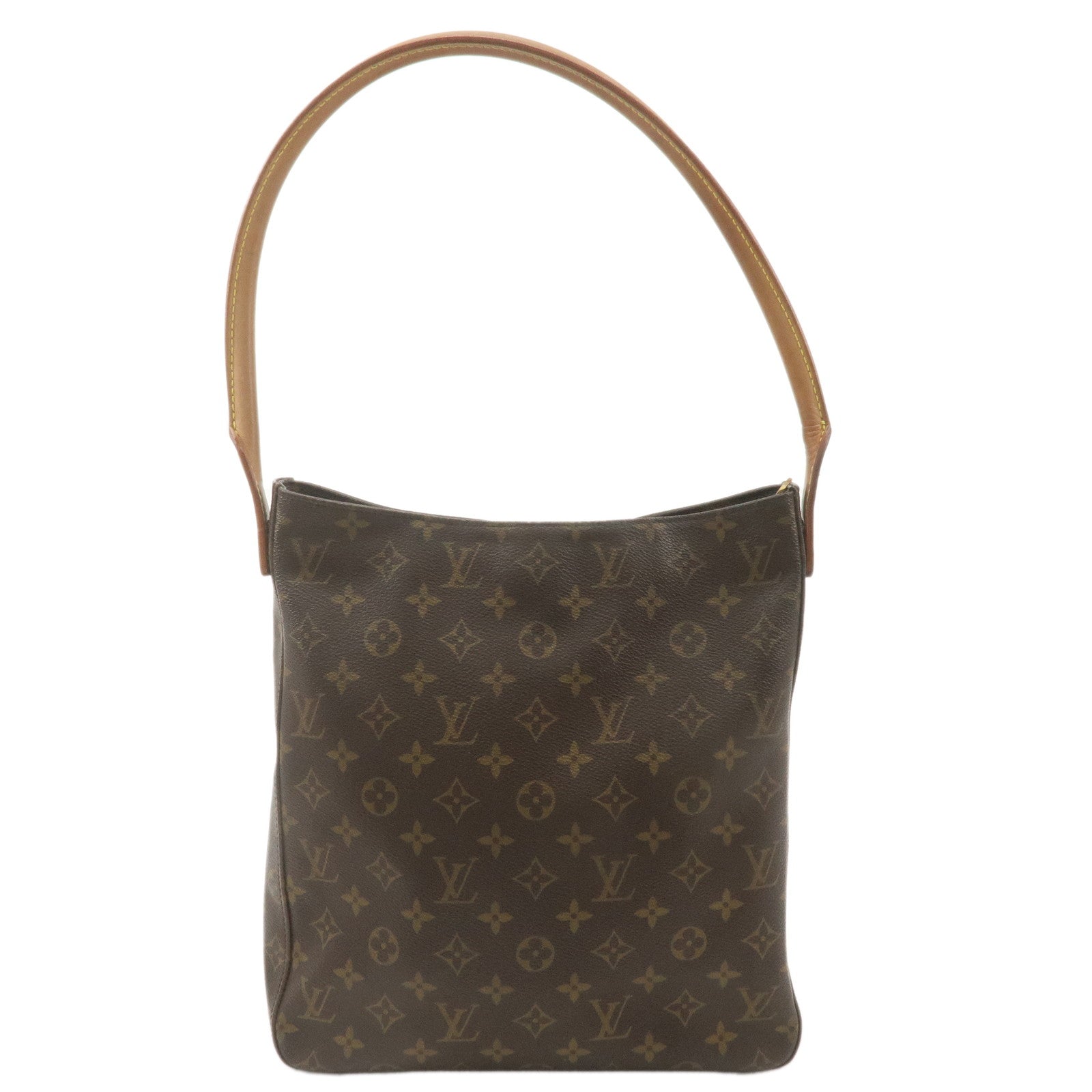 Louis Vuitton Monogram Looping GM Shoulder Bag Brown M51145