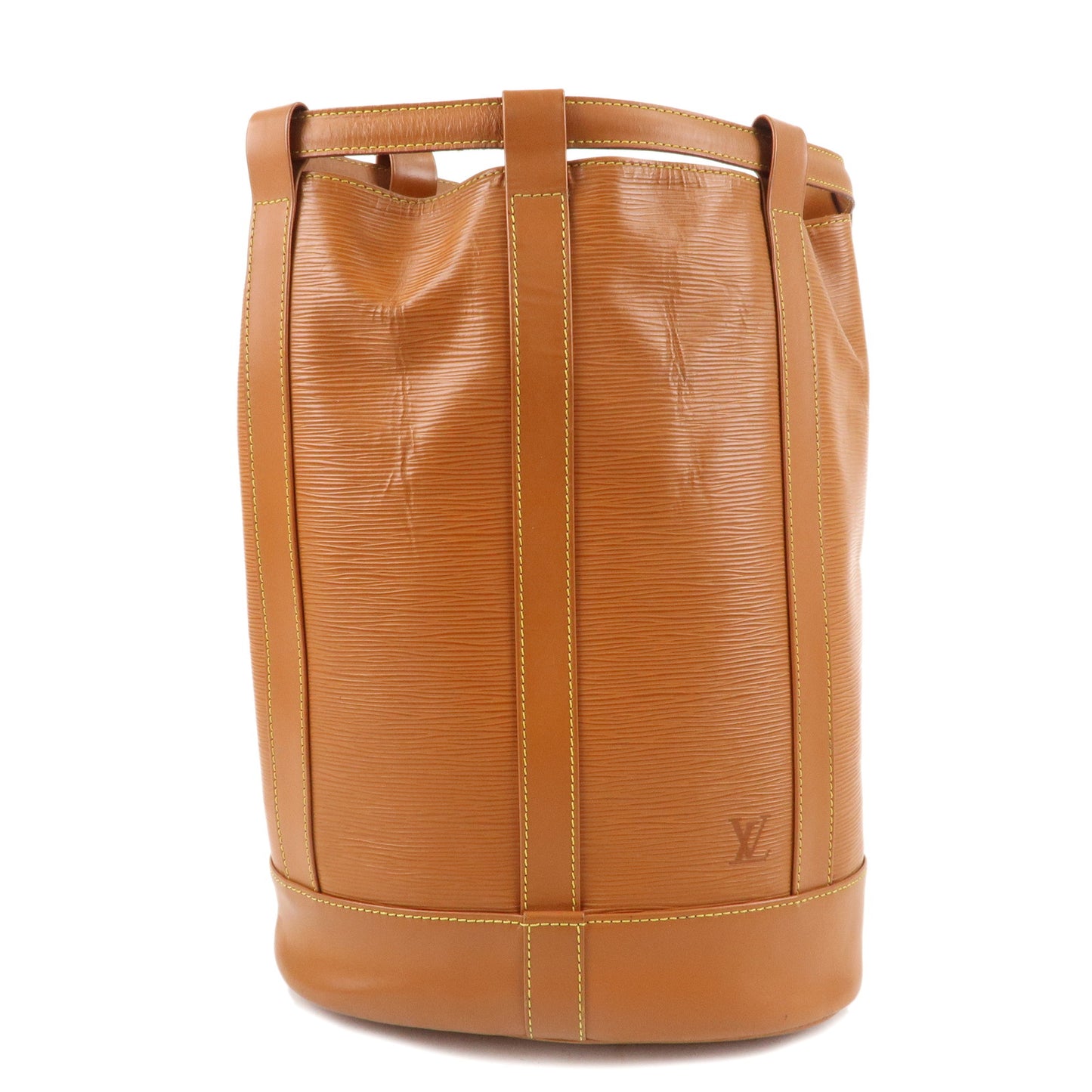 Louis Vuitton Epi Randonnee PM Laundry Bag Zipang Gold M52358