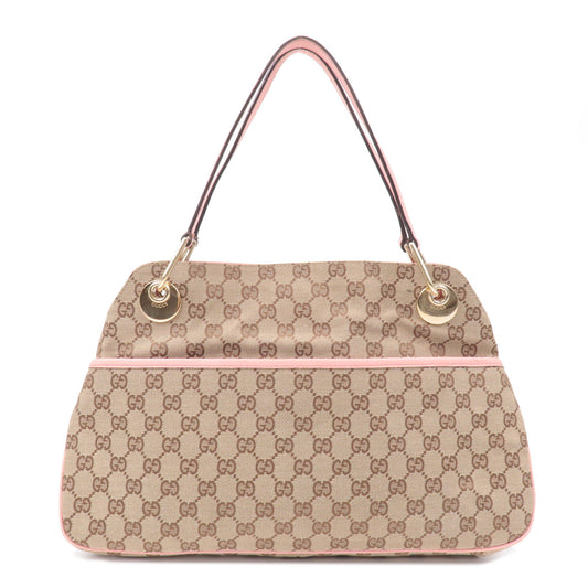 GUCCI-GG-Canvas-Leather-Tote-Bag-Hand-Bag-Beige-Pink-121023