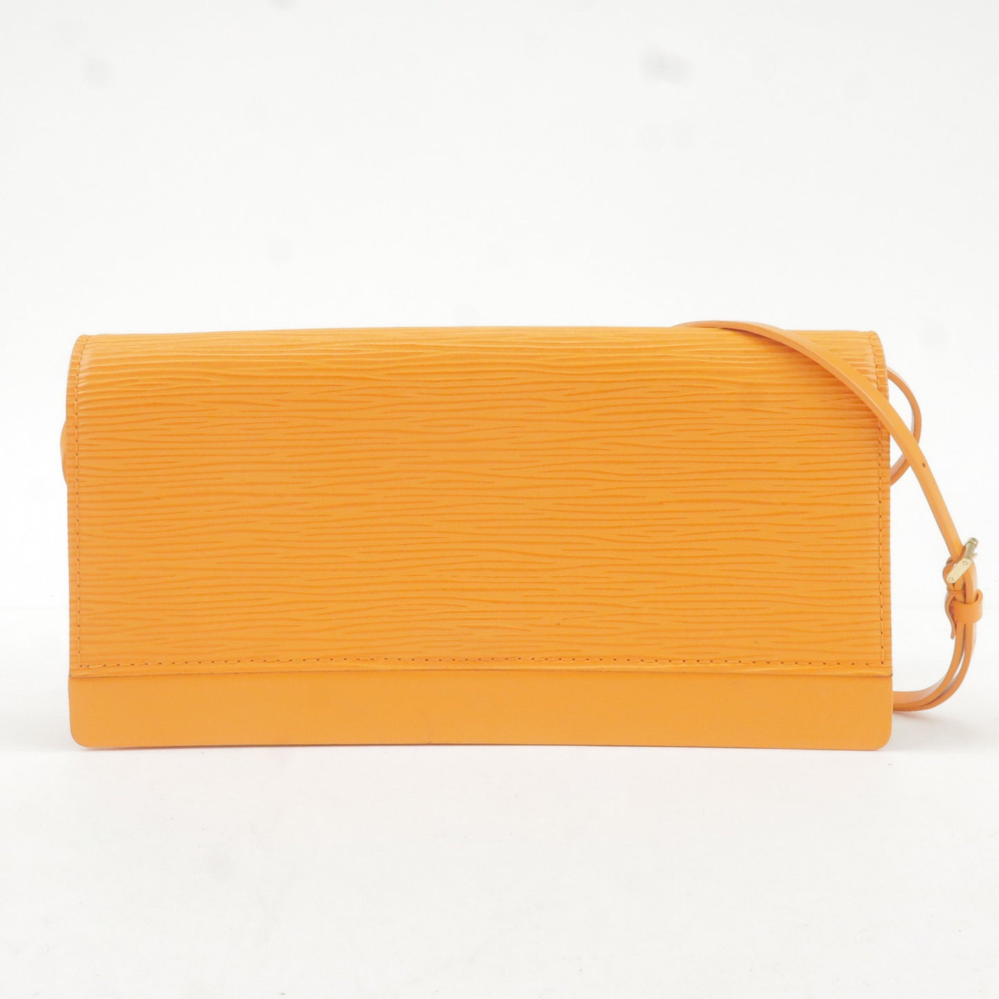 Louis Vuitton Epi Honfleur Clutch Bag Hand Bag Mandarin M5273H