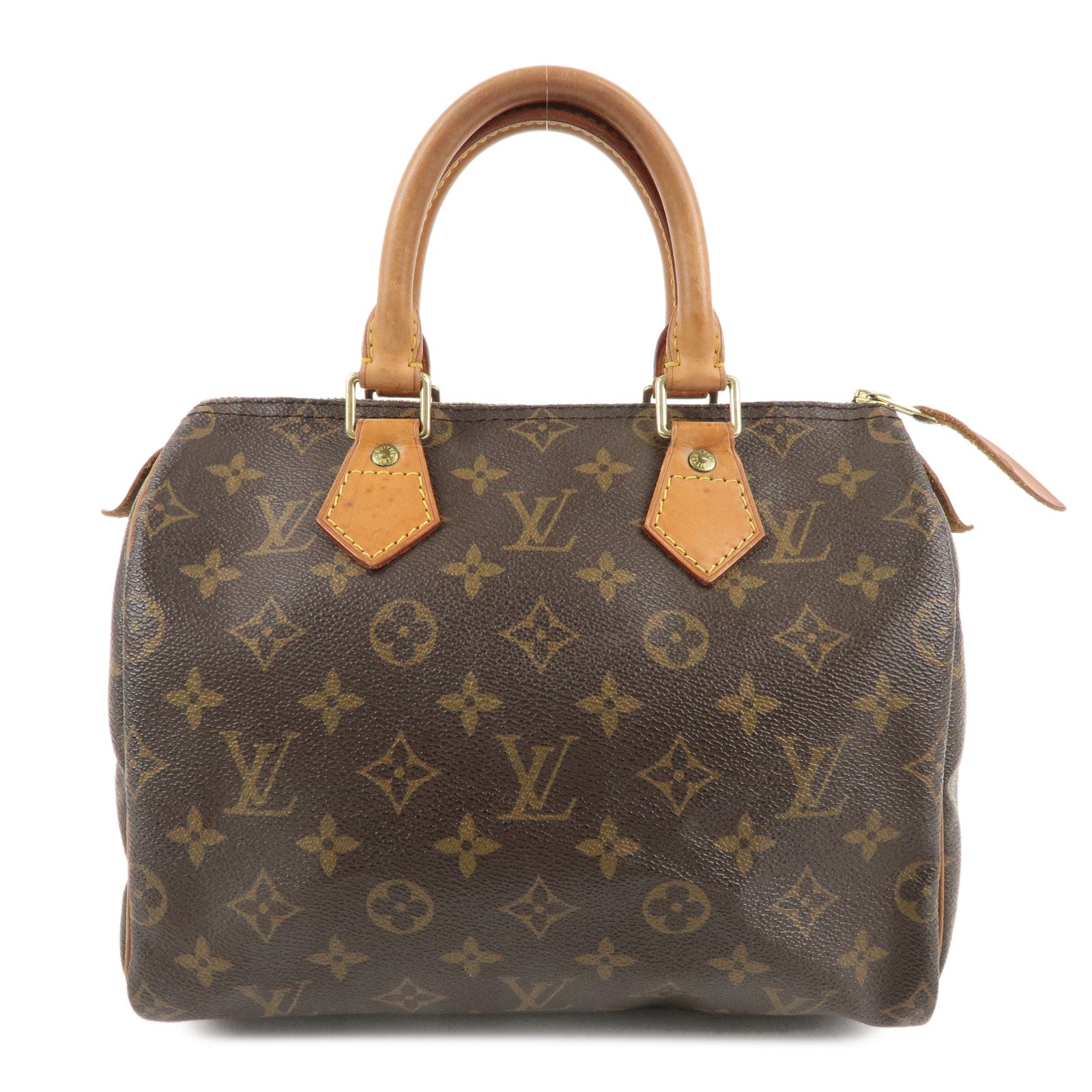 Louis Vuitton Monogram Speedy 25 Hand Bag Boston Bag M41528