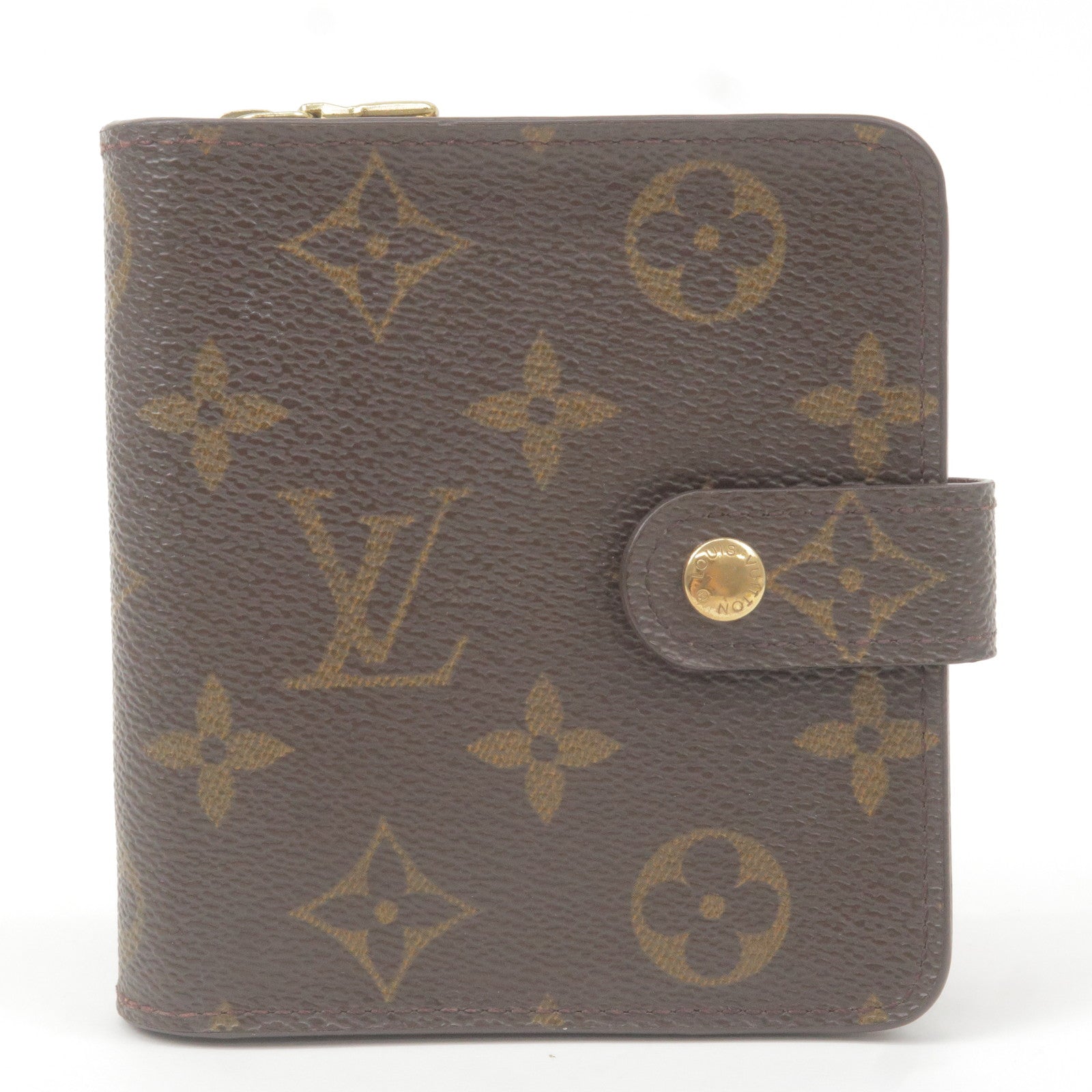 Louis-Vuitton-Louis-Monogram-Compact-Zip-Small-Wallet-M61667 – dct