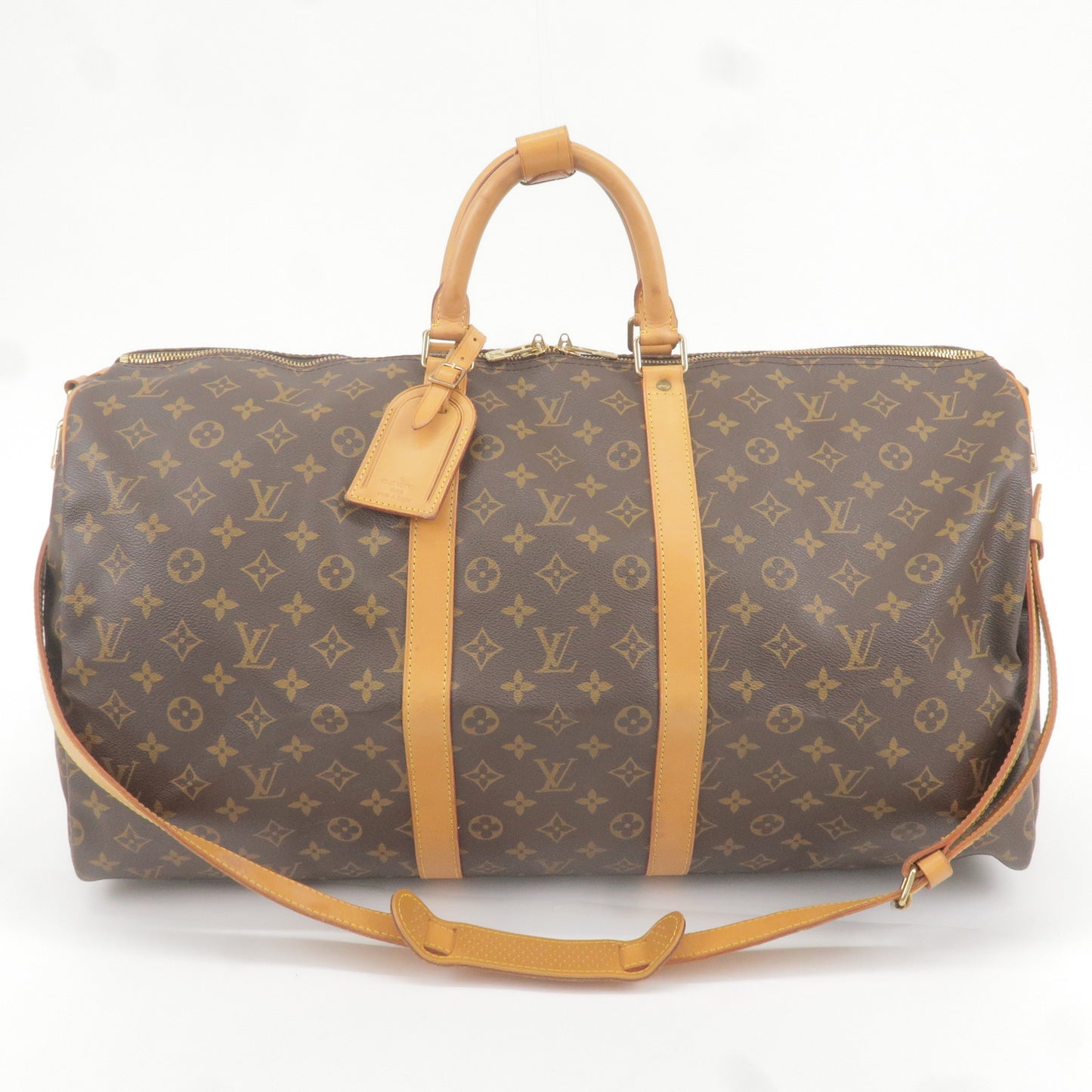 Louis Vuitton Keep All Bandouliere 55 Boston Bag & Strap M41414
