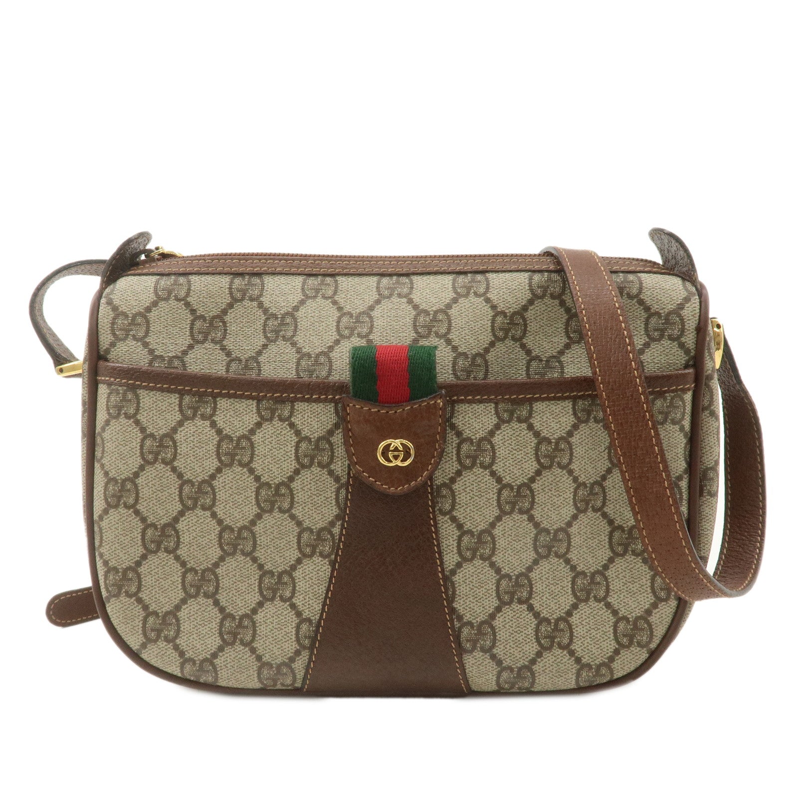 GUCCI-Old-Gucci-Sherry-GG-Plus-Leather-Shoulder-Bag-001.58.6177