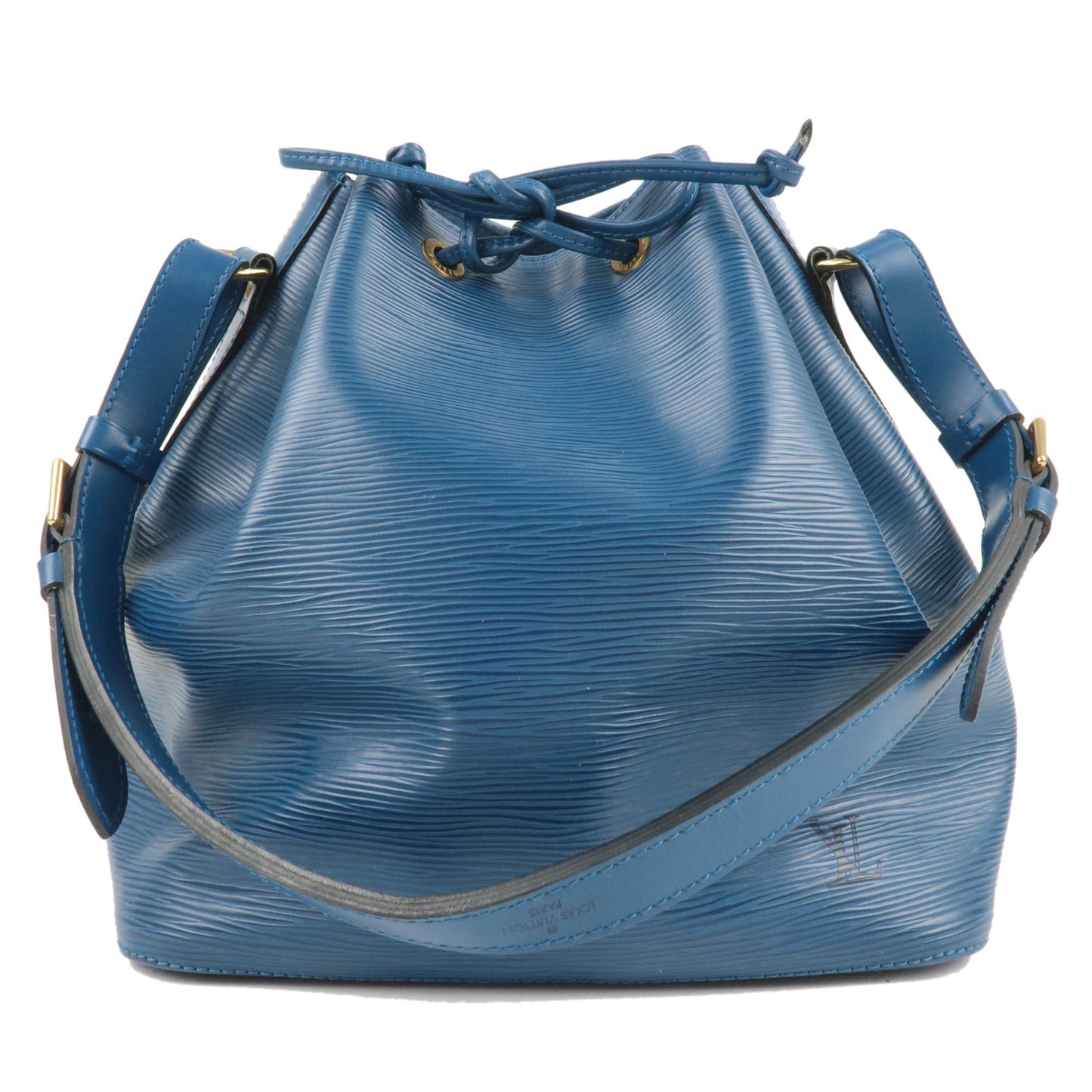 Louis Vuitton Epi Toledo Blue Bicolour Petite Noe Shoulder Bag