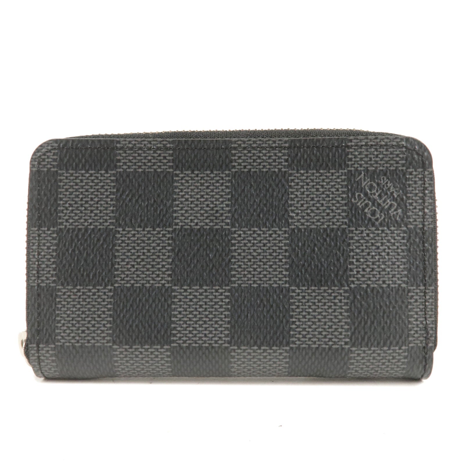 Louis Vuitton Pochette Cles Black Gray Damier Graphite
