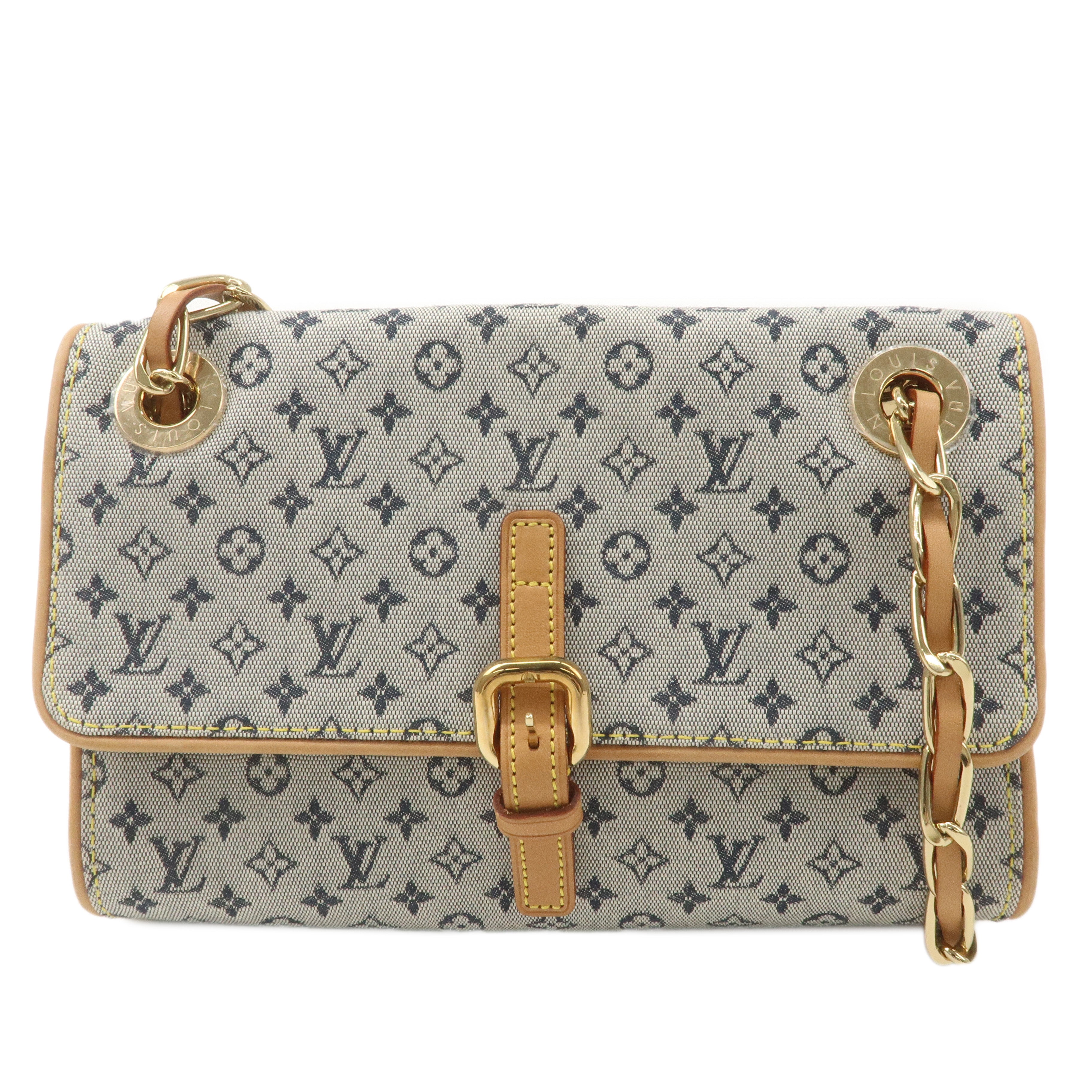 Louis Vuitton Monogram Mini Camille Shoulder Bag Blue M92002