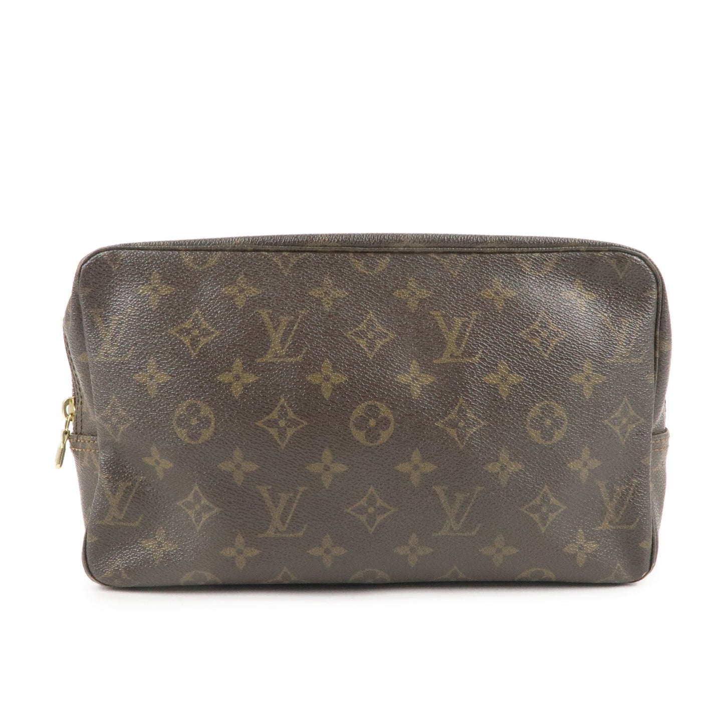 Louis Vuitton Monogram Trousse Toilette 28 Pouch Brown M47522