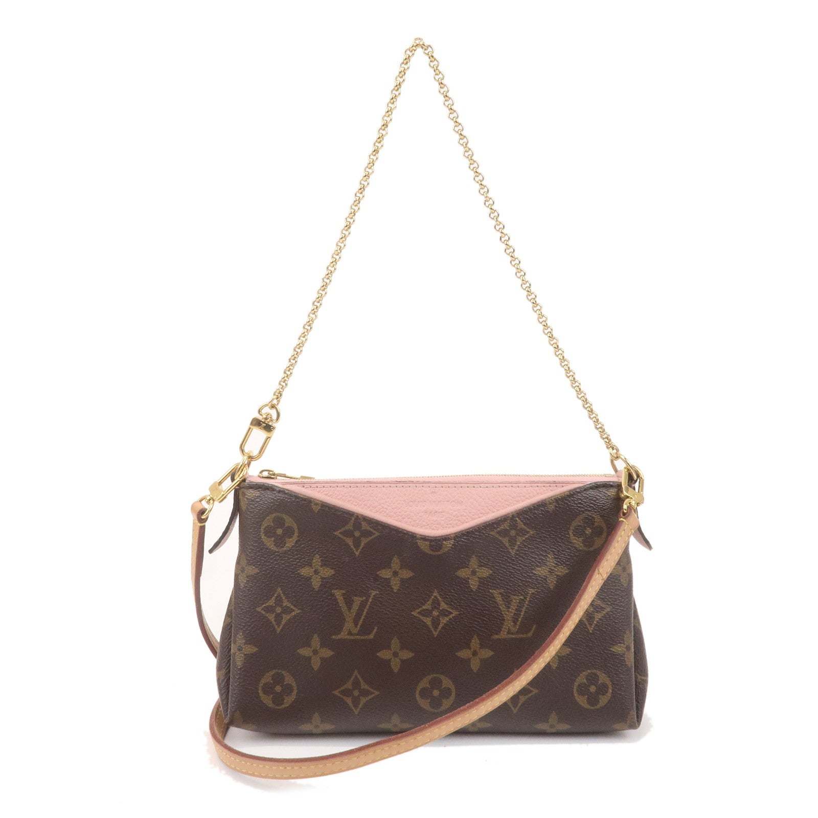 Louis-Vuitton-Monogram-Pallas-Clutch-2Way-Shoulder-Bag-Pink-M44037