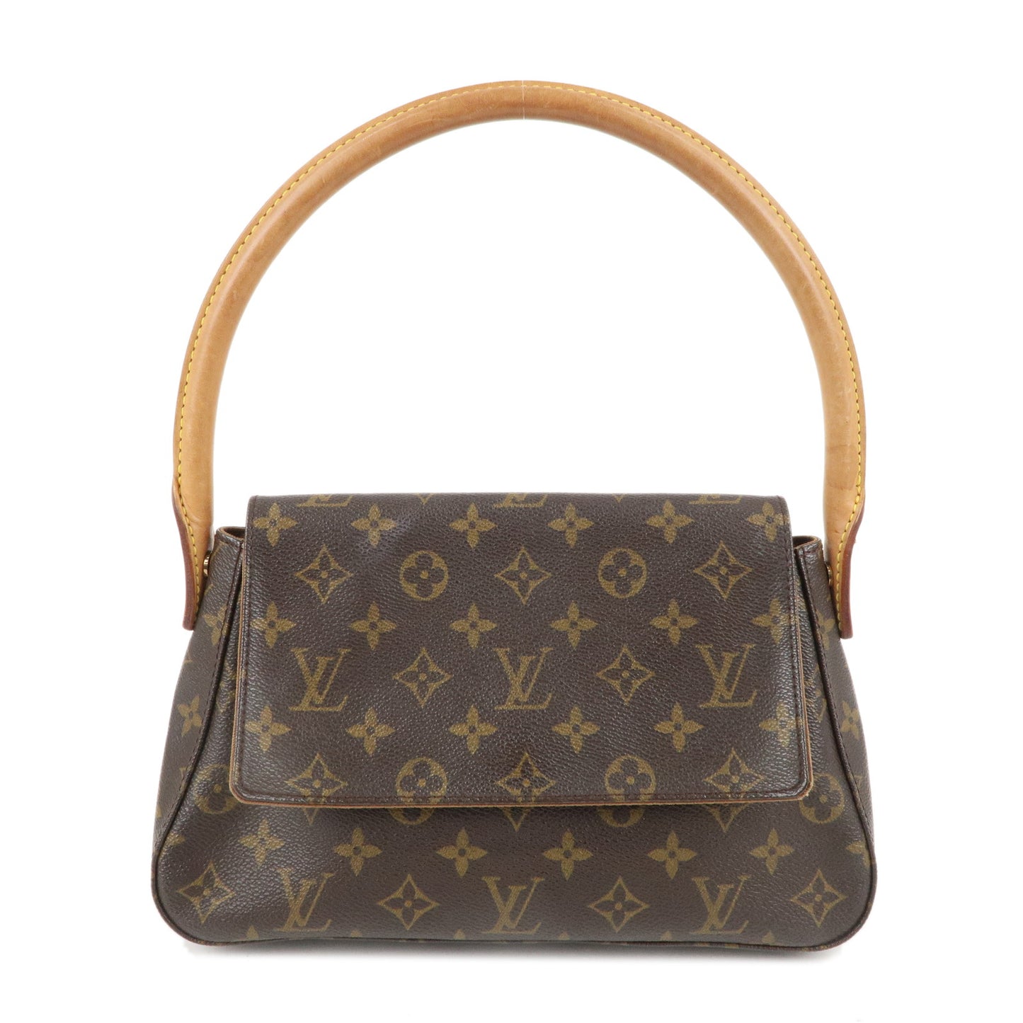 Louis-Vuitton-Monogram-Mini-Looping-Shoulder-Bag-Hand-Bag-M51147