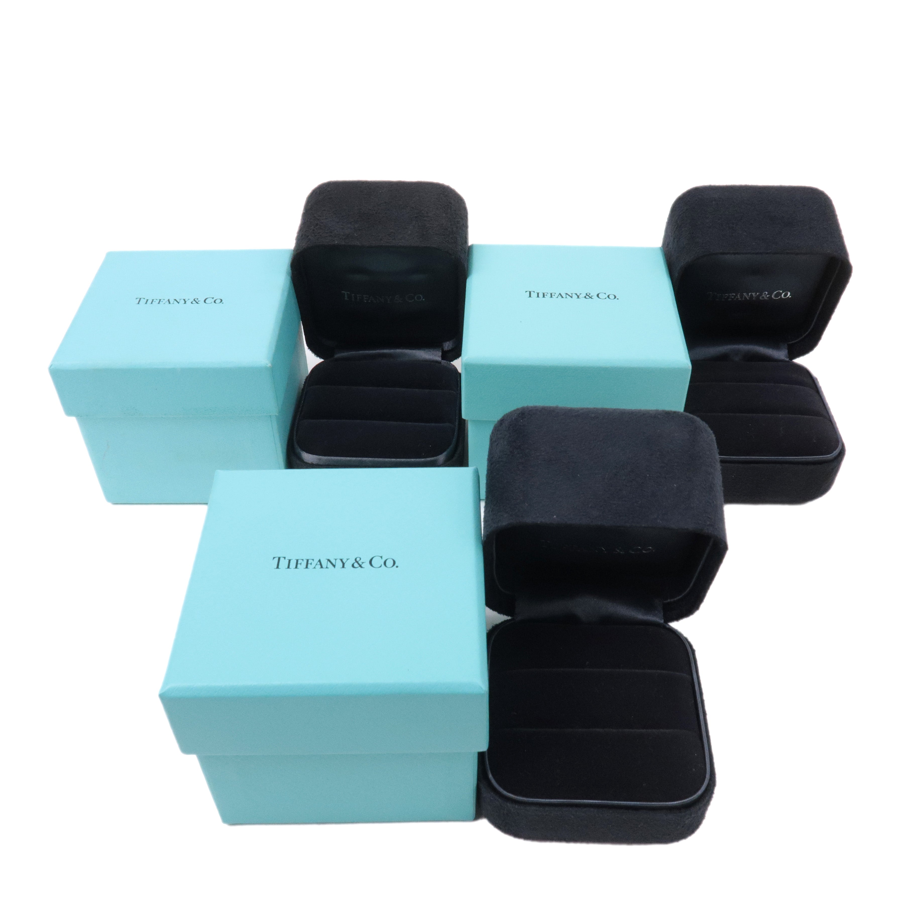 Tiffany&Co. Set of 3 Jewelry Box For Pair Rings Tiffany Blue