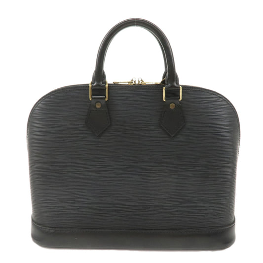 Louis-Vuitton-Epi-Leather-Alma-Hand-Bag-Noir-Black-M52142