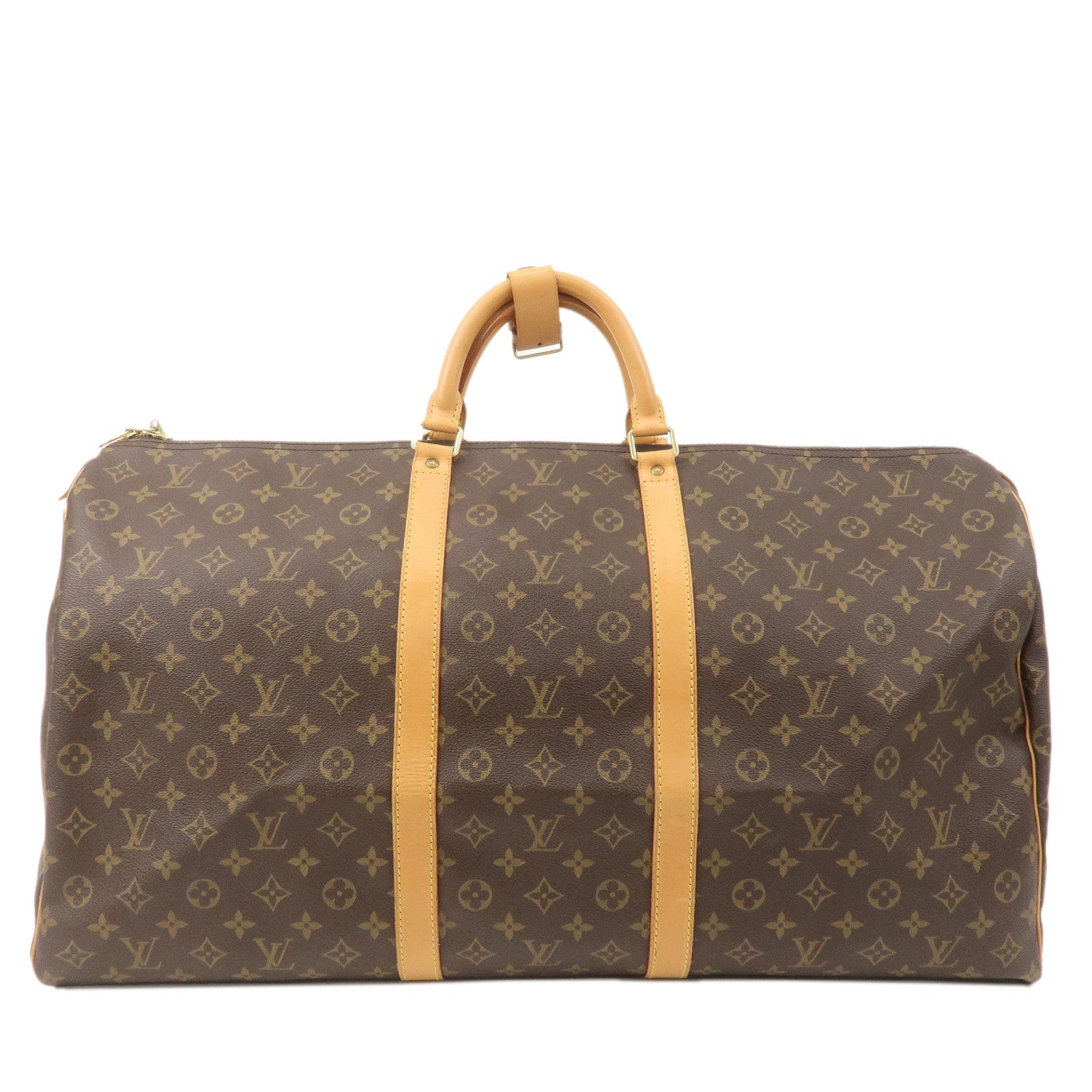 Louis-Vuitton-Monogram-Keep-All-60-Boston-Bag-Brown-M41422