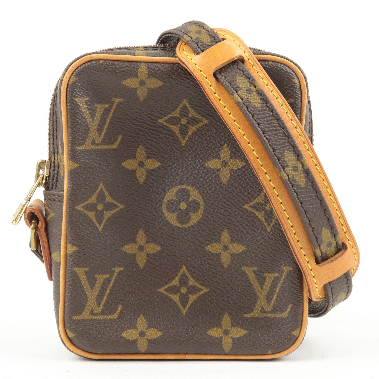 Louis Vuitton Monogram Mini Danube Shoulder Bag Brown M45268 dct