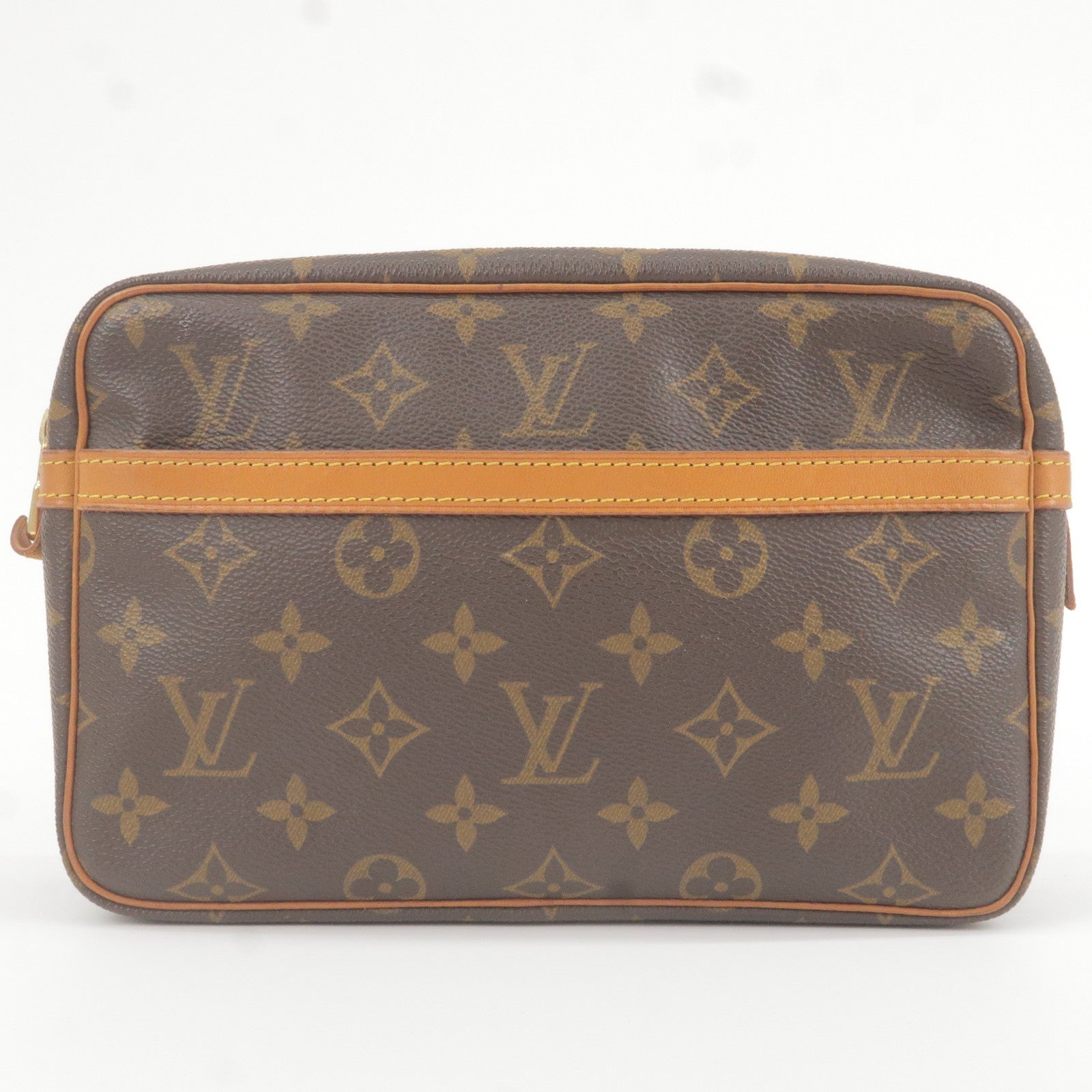 Sofia coppola leather clutch bag Louis Vuitton Brown in Leather