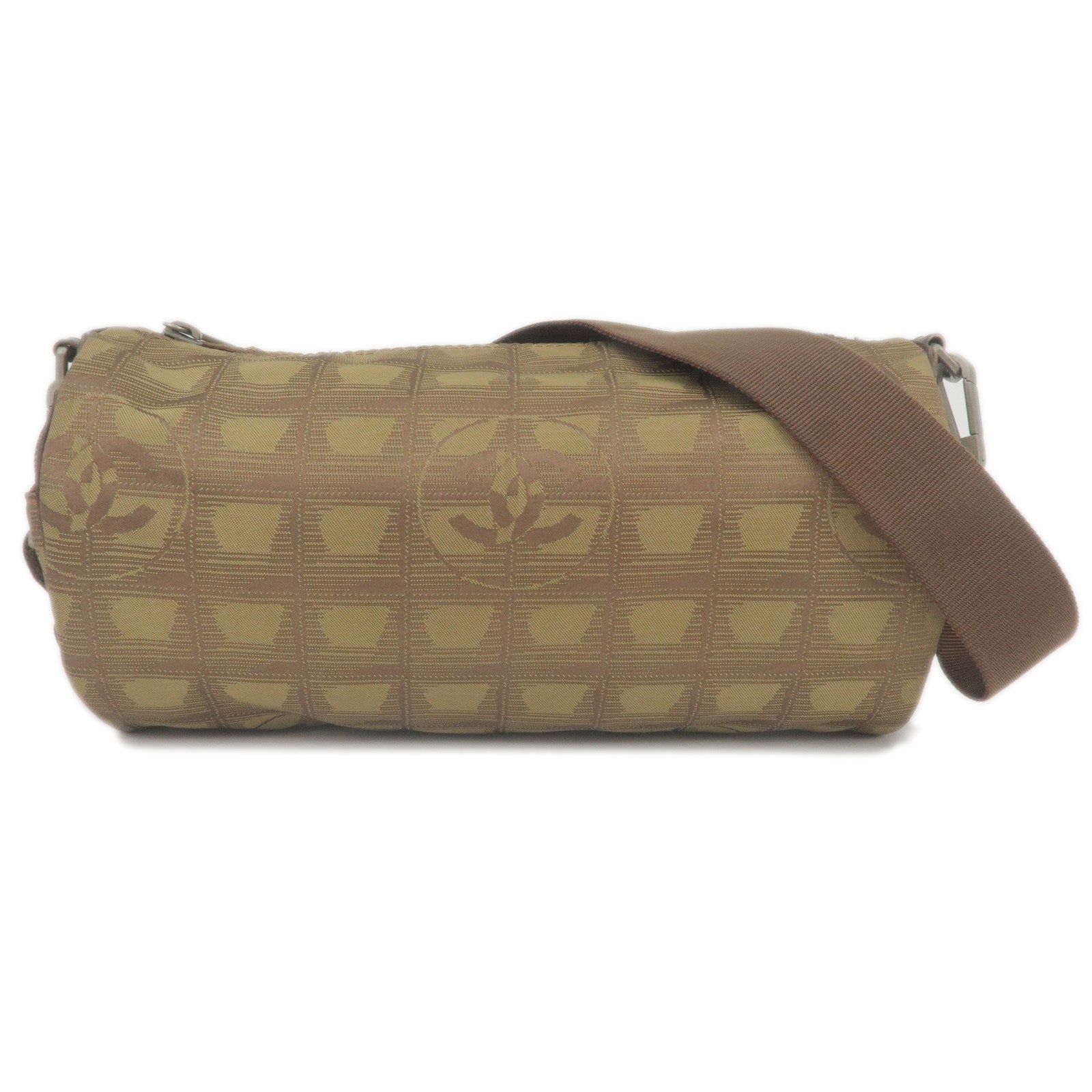 CHANEL-Travel-Line-Nylon-Jacquard-Leather-Shoulder-Bag-7206845 –  dct-ep_vintage luxury Store
