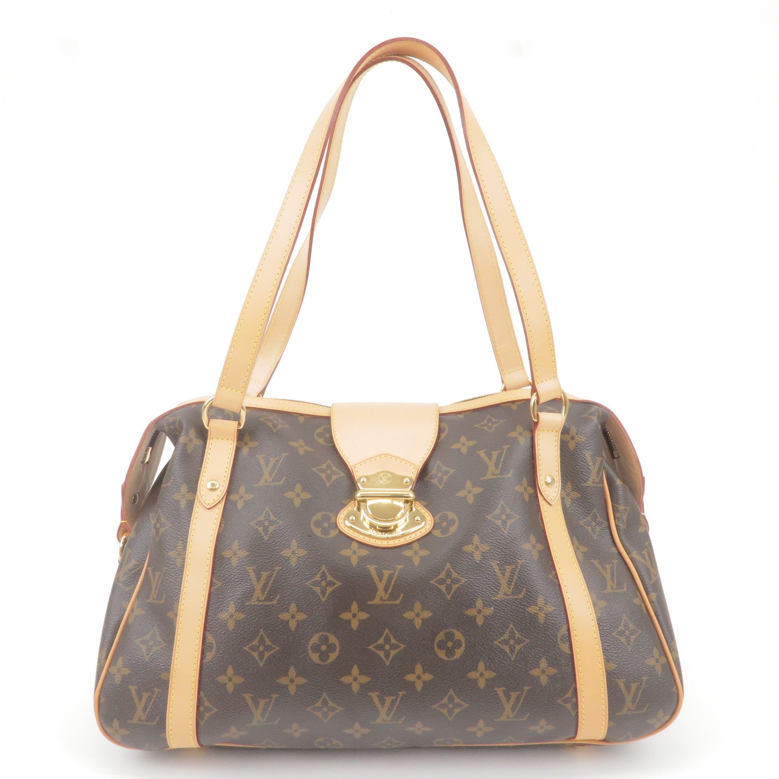 Louis Vuitton 2009 Pre-owned sequinned-Monogram Shoulder Bag - Brown