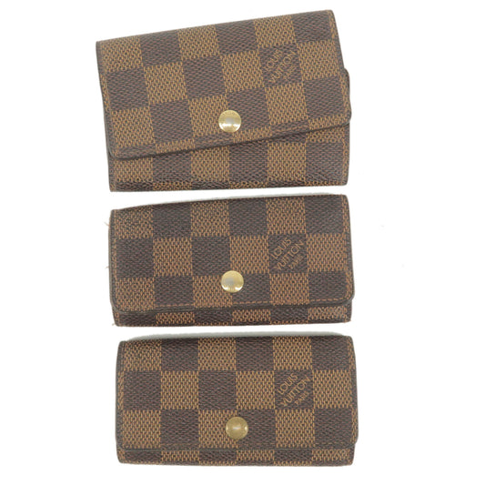 Louis-Vuitton-Set-of-3-Multiclés-Key-Holder-Case-N62631-N62630