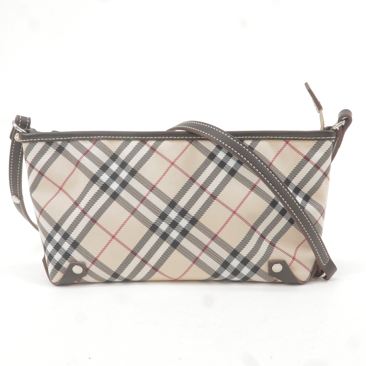 Vintage Burberry Nova Check bag leather and suede Multiple colors