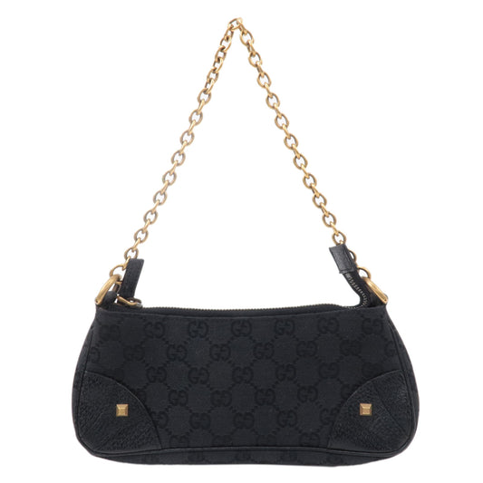 GUCCI-GG-Canvas-Leather-Shoulder-CrossBody-Bag-Black-110054 –  dct-ep_vintage luxury Store