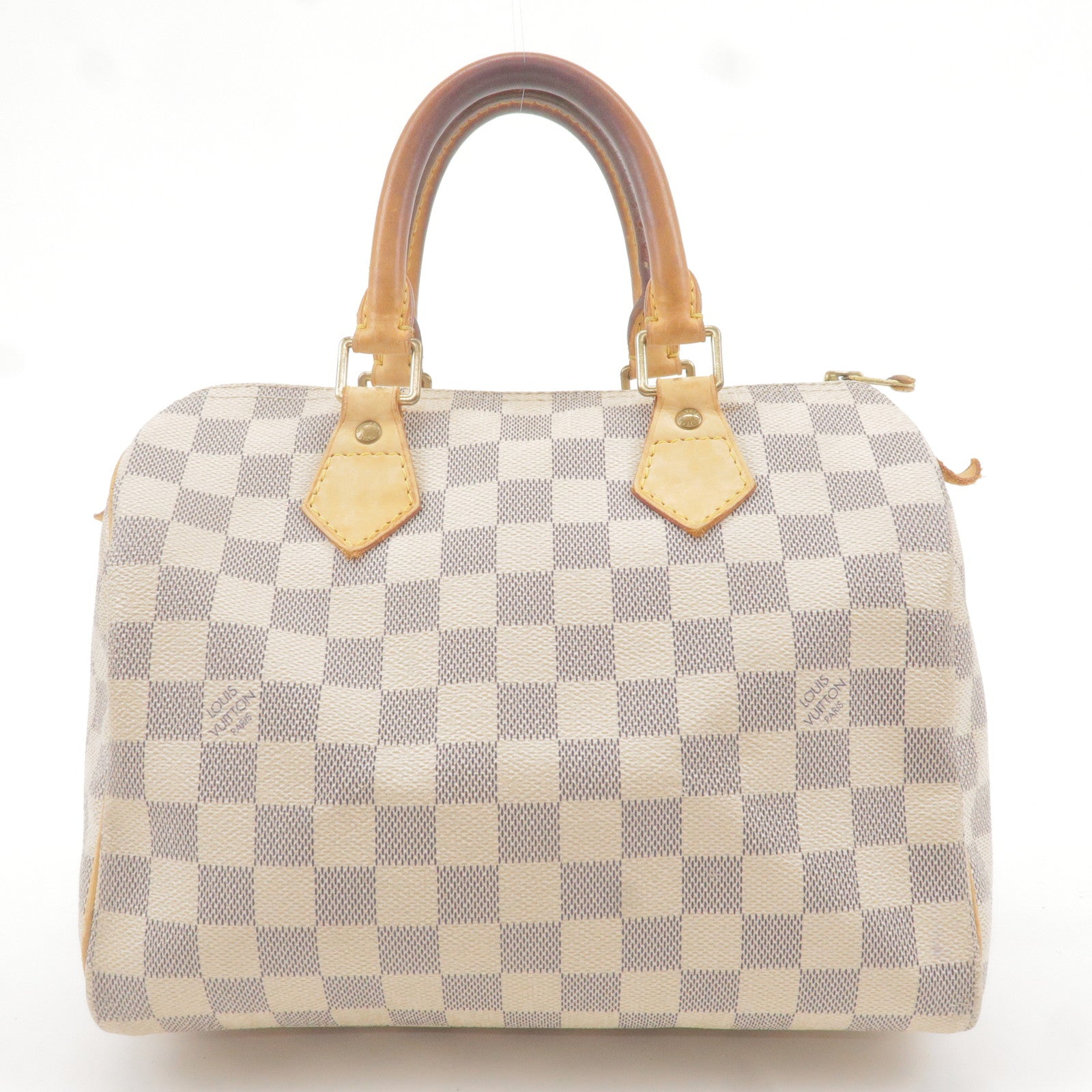 Damier - Louis - Vuitton - Boston - Brown Canvas Louis Vuitton Ellipse Bag  - N41534 – dct - Azur - Bag - 25 - ep_vintage luxury Store - Speedy - Bag -  Hand