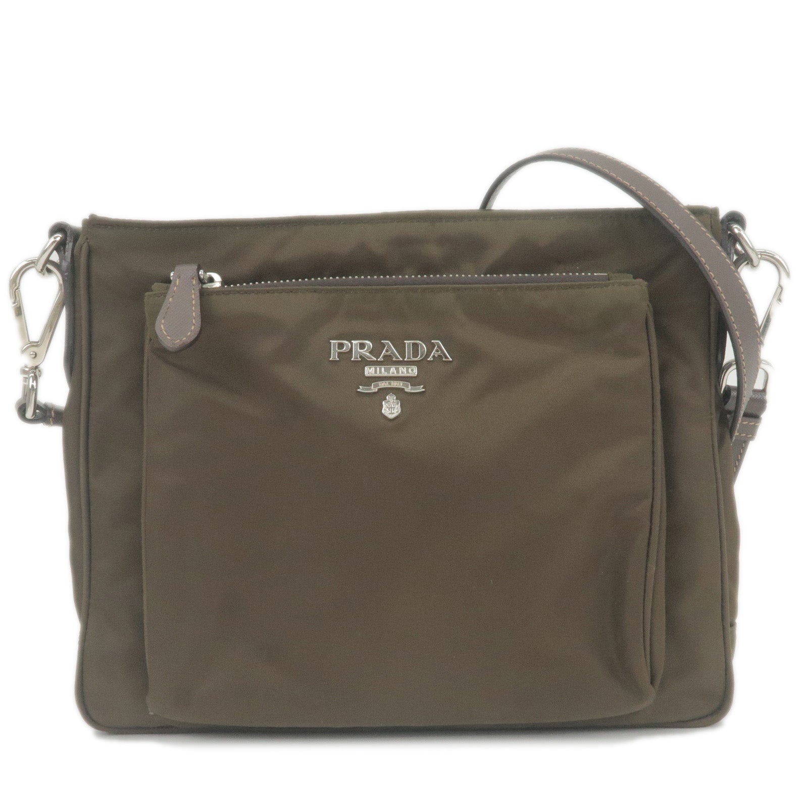 Prada Saffiano Leather Shoulder Bag, Black | Costco