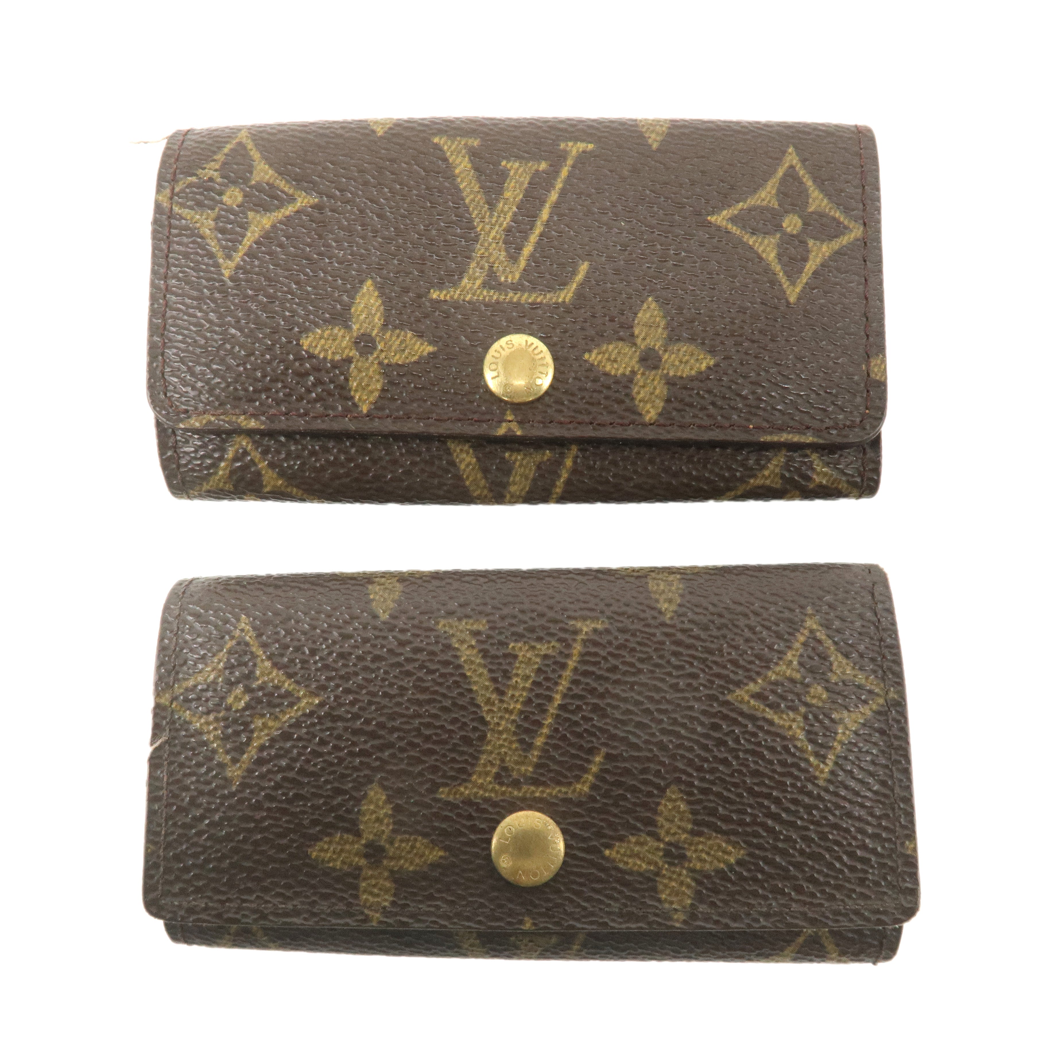 Louis Vuitton Monogram Set of 2 Multicles 4 Key Case M62631