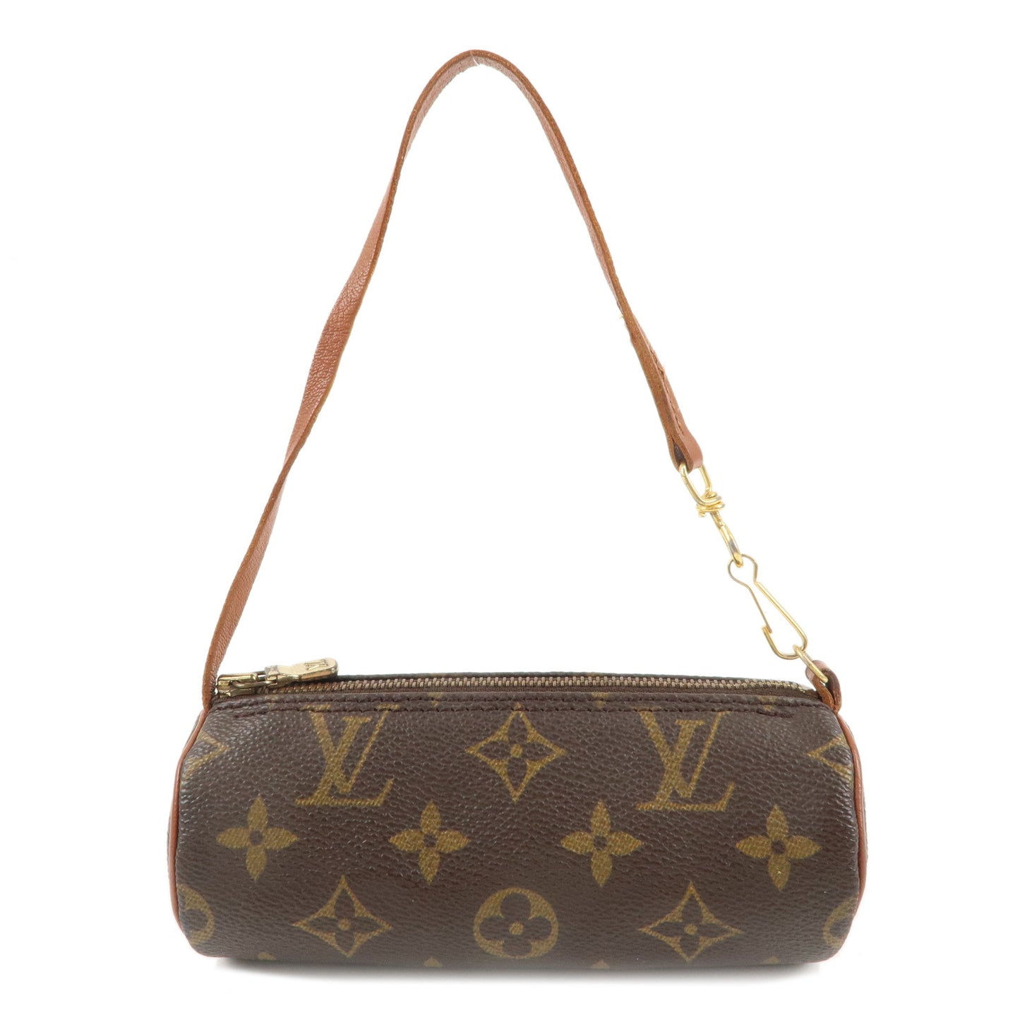 Louis-Vuitton-Monogram-Mini-Pouch-for-Papillon-Bag-Old-Style-Brown