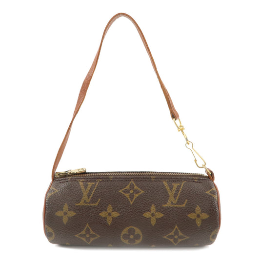 Louis-Vuitton-Monogram-Mini-Pouch-for-Papillon-Bag-Old-Style-Brown