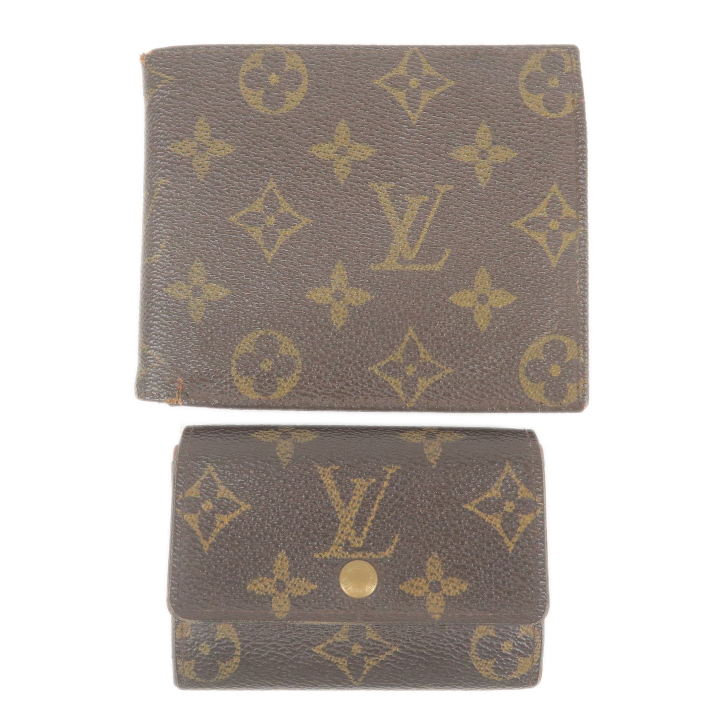 Louis-Vuitton-Monogram-Set-of-2-Wallets-M61930