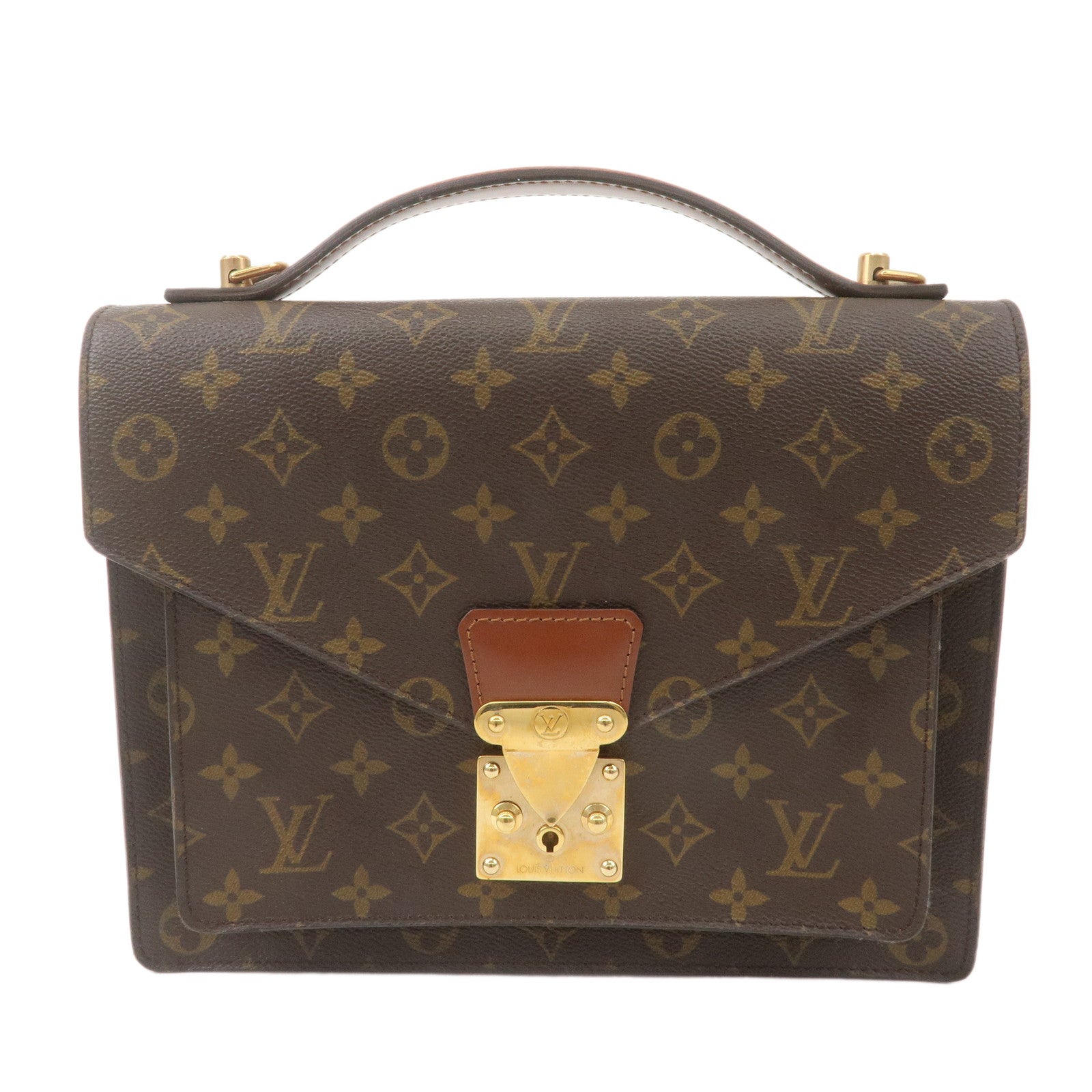 Louis Vuitton Monogram Monceau Hand Bag Brief Case M51185