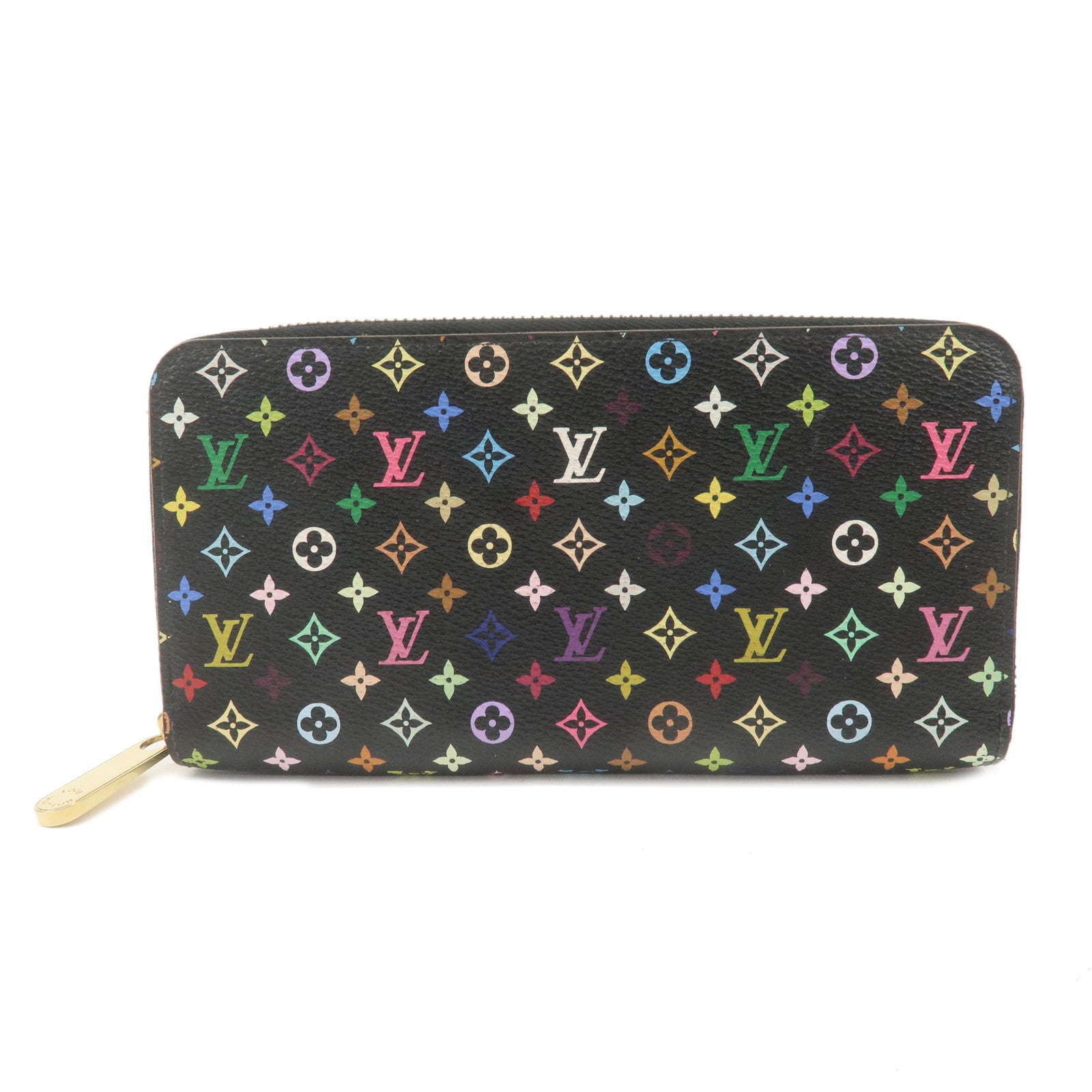 Louis Vuitton Monogram Multi Color Zippy Wallet Noir M60244