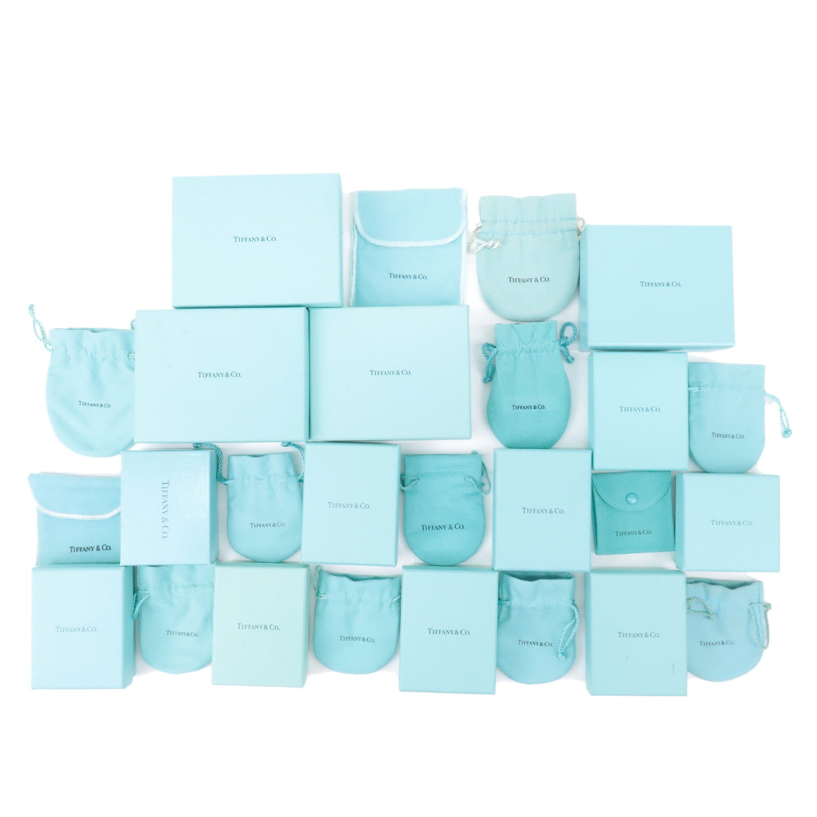 Tiffany&Co. Set of 13 Jewelry Box Tiffany Blue