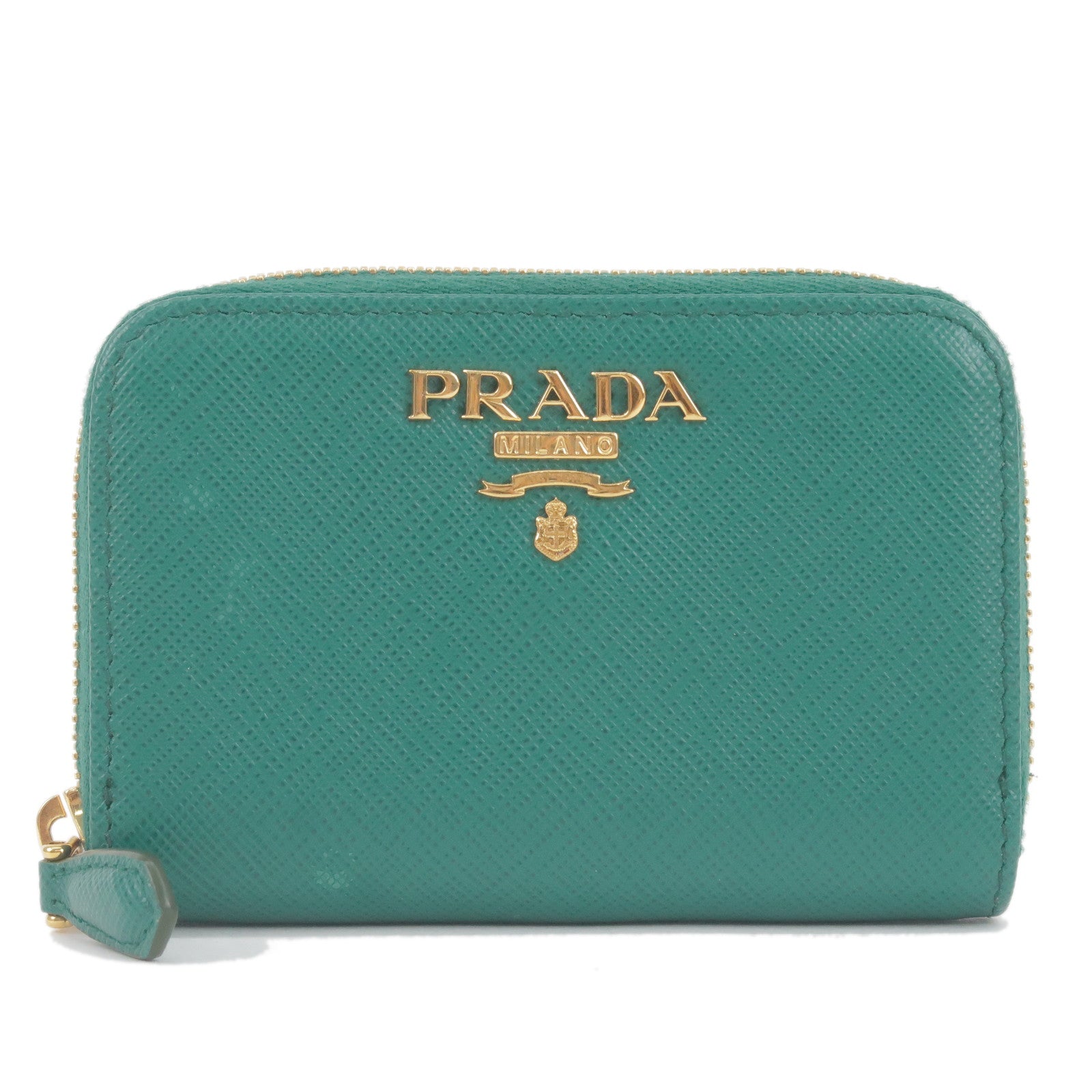 Prada green 2016 Saffiano lux Wallet On Chain Leather ref.985811 - Joli  Closet