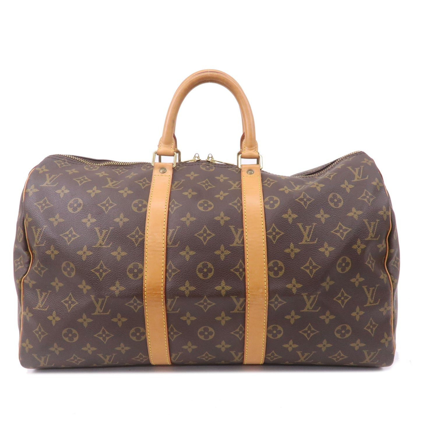 Louis-Vuitton-Monogram-Keep-All-45-Boston-Bag-Brown-M41428