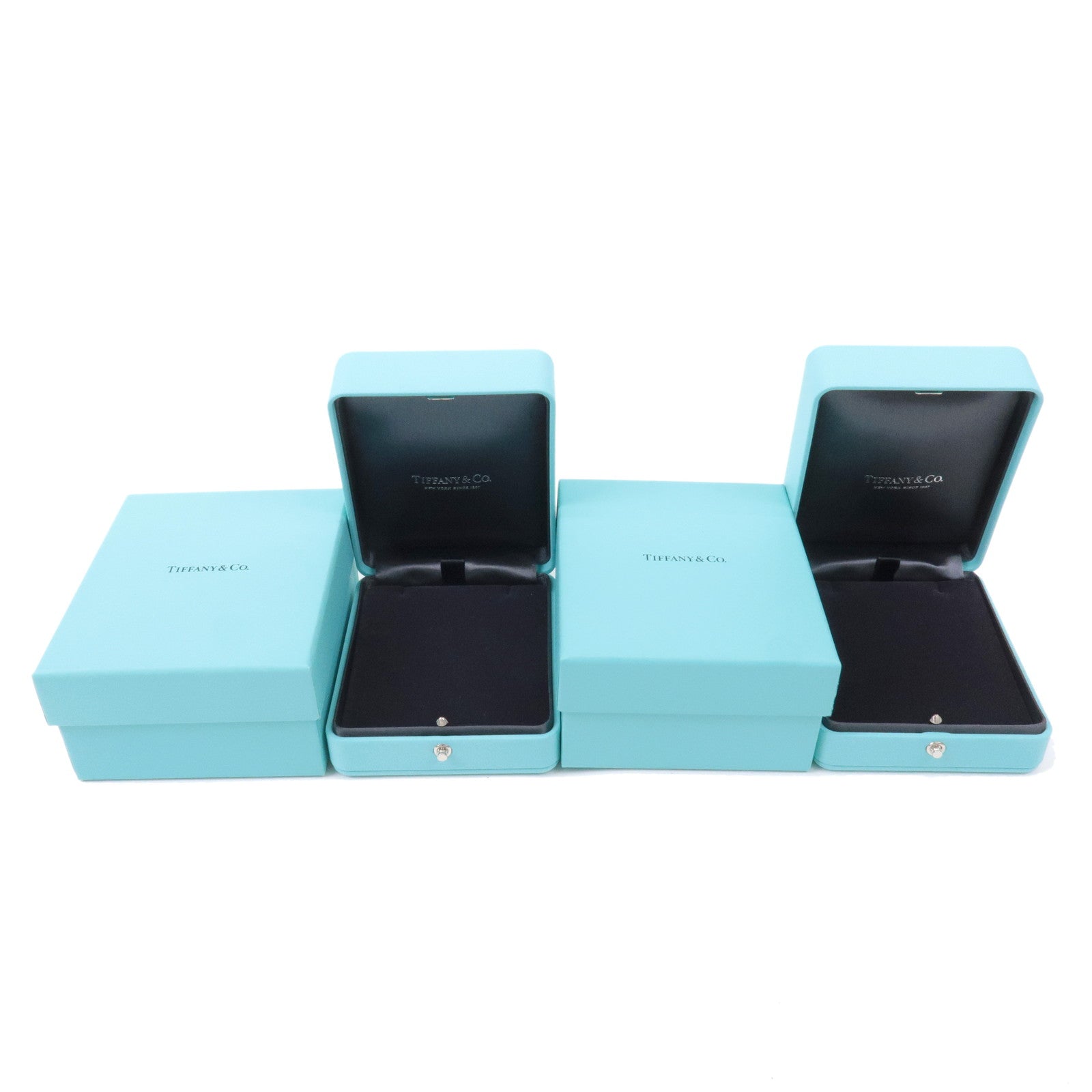 Tiffany&Co. Set of 2 Jewelry Box Necklace Box Tiffany Blue