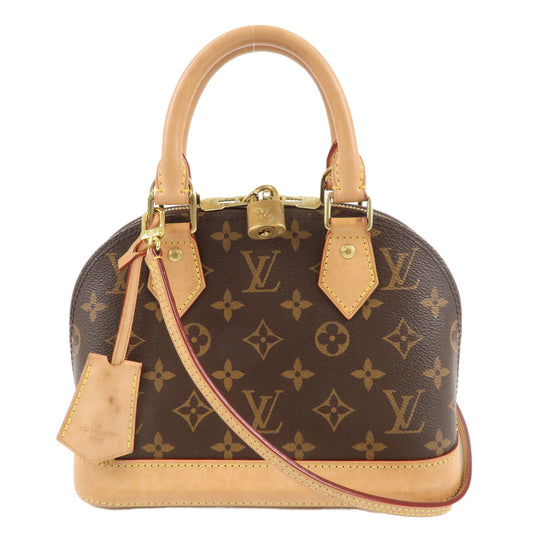 Louis-Vuitton-Monogram-Alma-BB-2Way-Hand-Bag-Shoulder-Bag-M53152