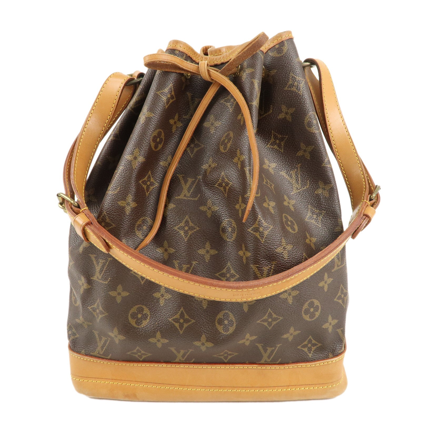 Louis-Vuitton-Monogram-Noe-Shoulder-Bag-Hand-Bag-Brown-M42224