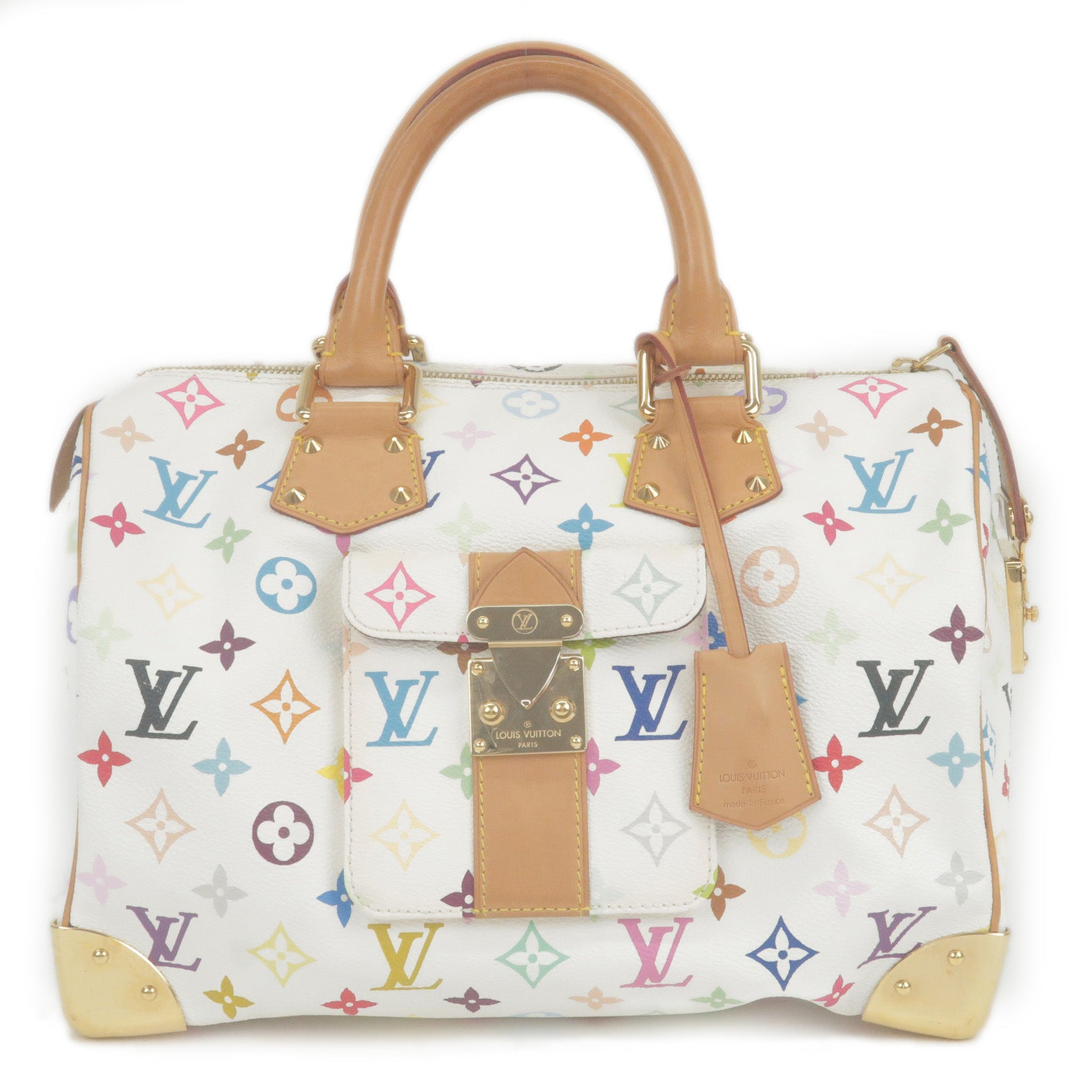 Louis-Vuitton-Monogram-Multi-Color-Speedy-30-Hand-Bag-M92643