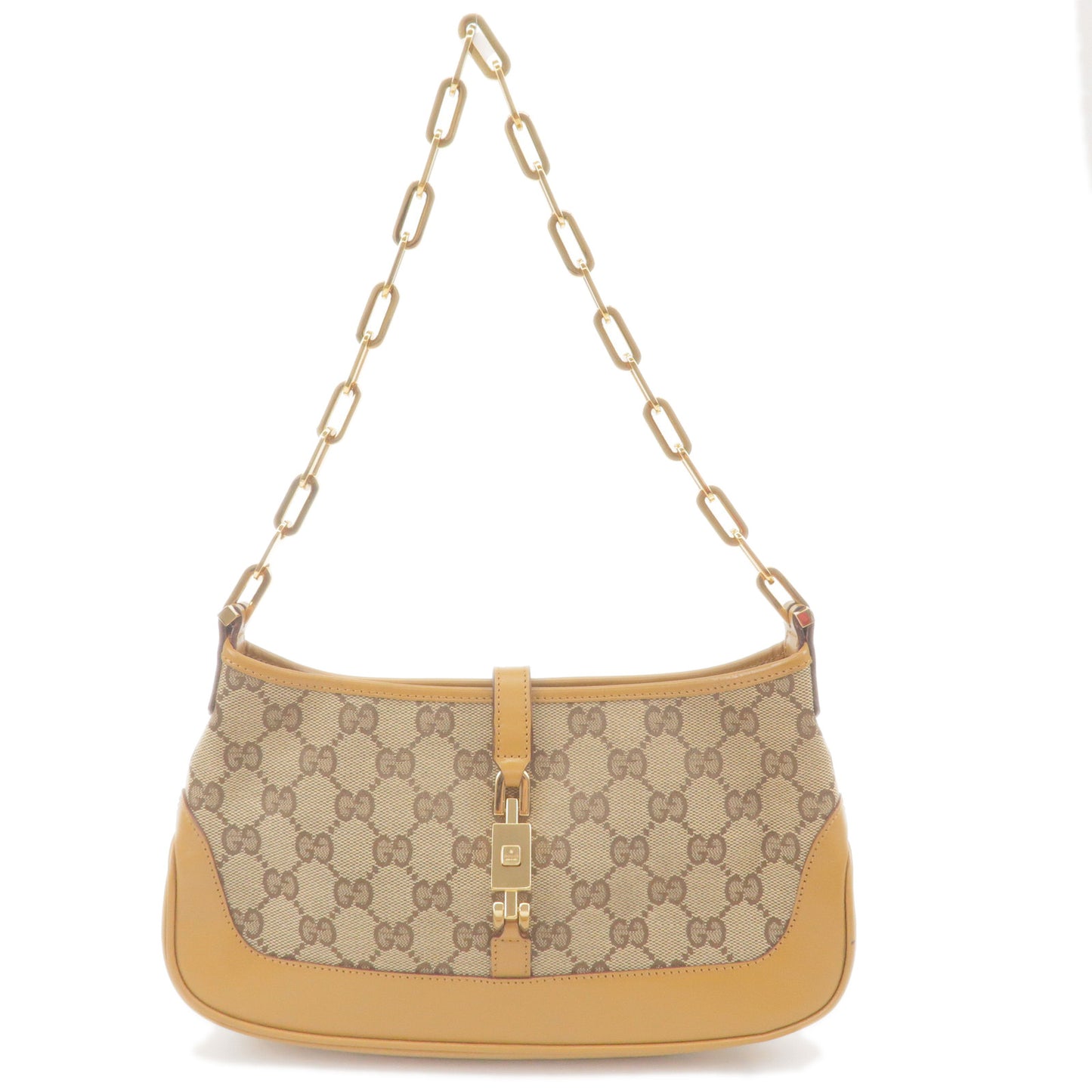 GUCCI-Jackie-GG-Canvas-Leather-Chain-Shoulder-Bag-001.4032