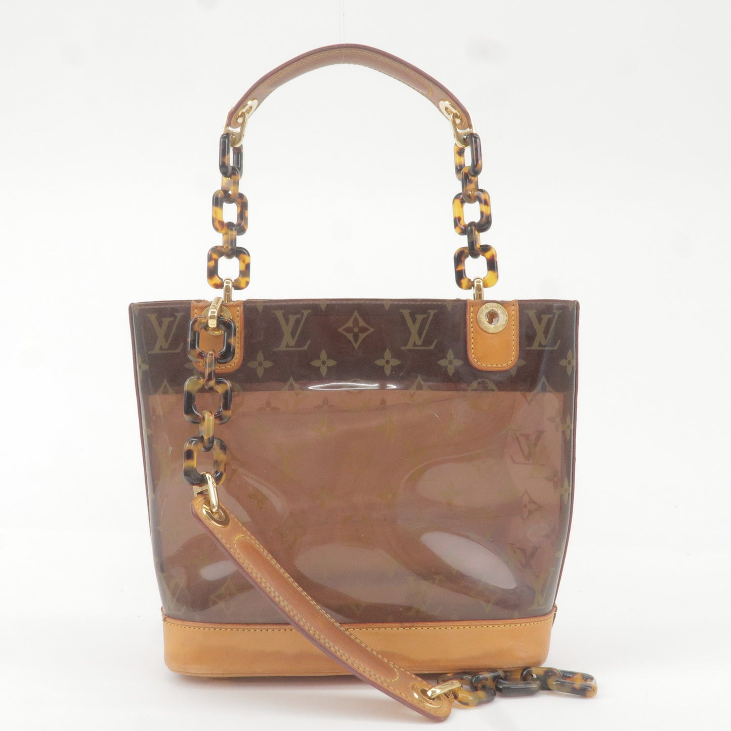 Louis Vuitton Cabas Ambre PM Tote Handbag Monogram Vinyl M92502 LM0013  67316