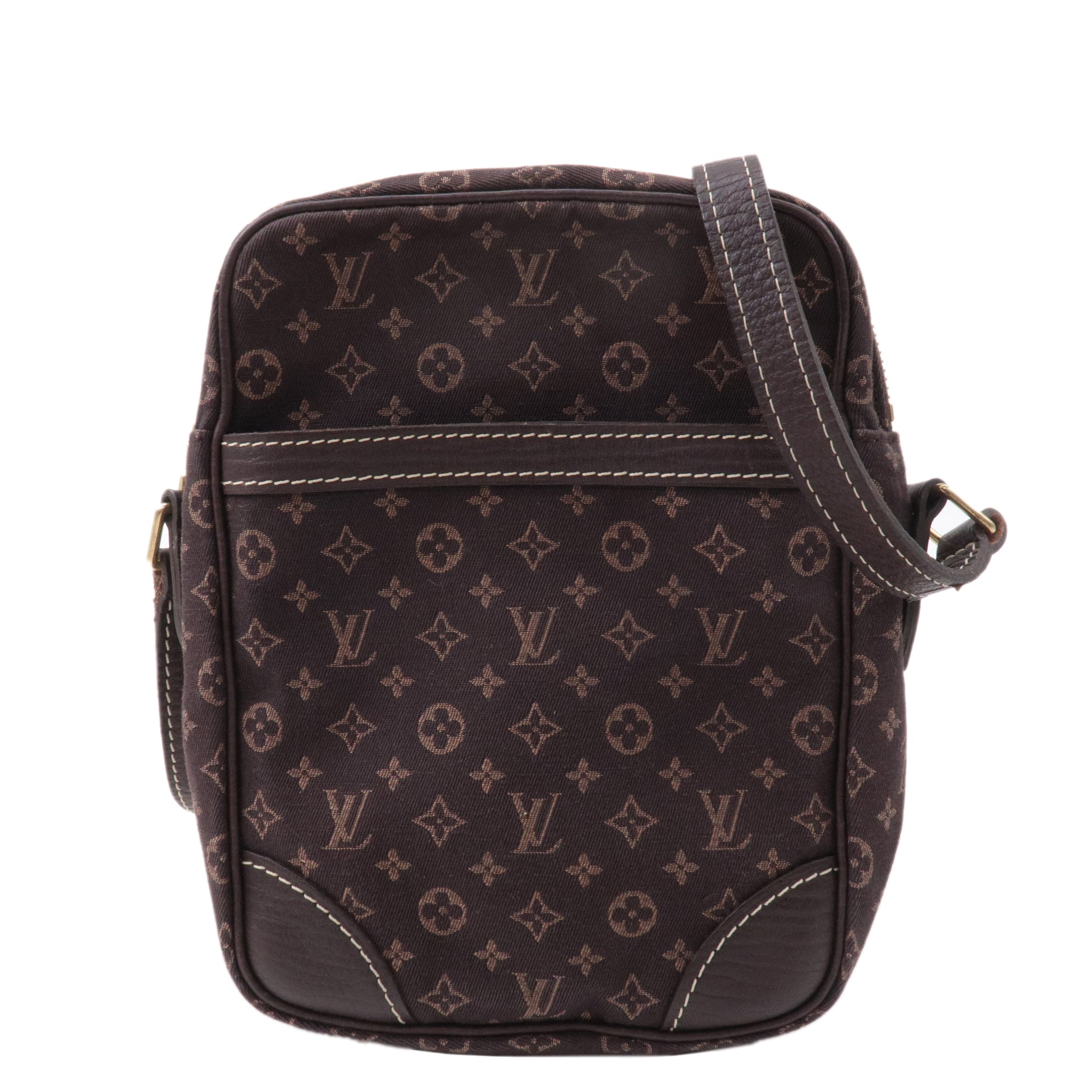 Louis Vuitton Monogram Mini Danube Shoulder Bag Brown