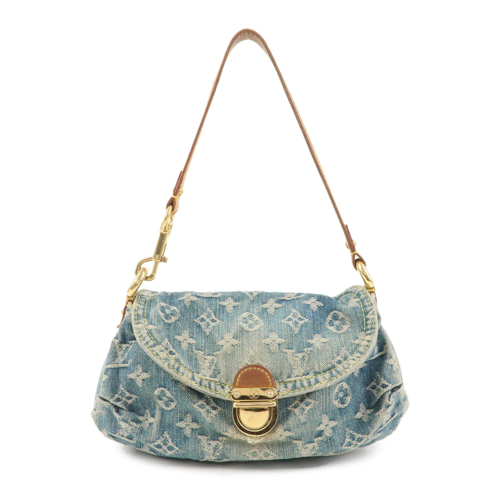 Louis-Vuitton-Monogram-Denim-Mini-Pleaty-Shoulder-Bag-M95050