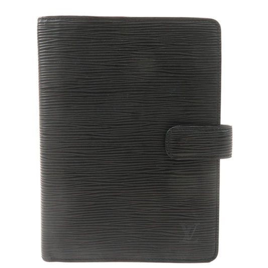 Louis-Vuitton-Epi-Leather-Agenda-MM-Planner-Cover-Noir-R20042