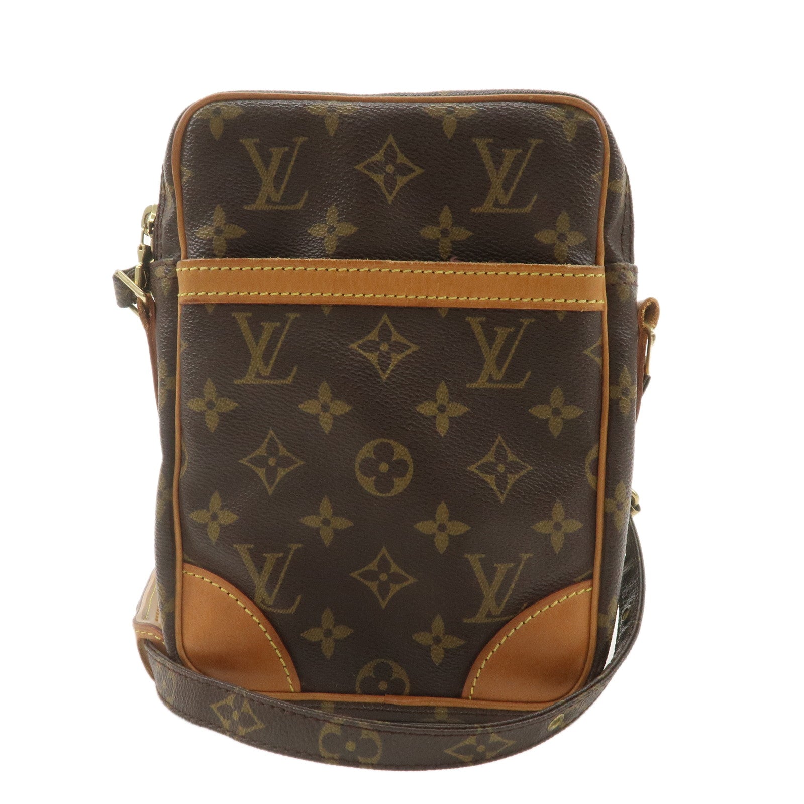 Louis Vuitton Monogram Danube Shoulder Bag Brown M45266