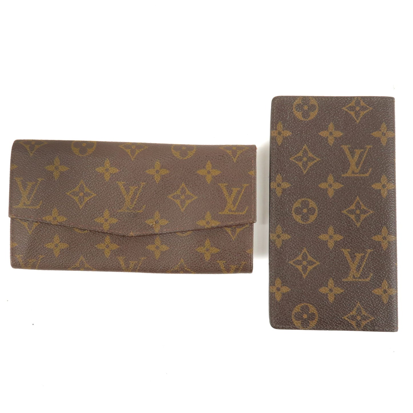 Louis-Vuitton-Set-of-2--Monogram-Long-Wallet-M60825-M61725 – dct-ep_vintage  luxury Store