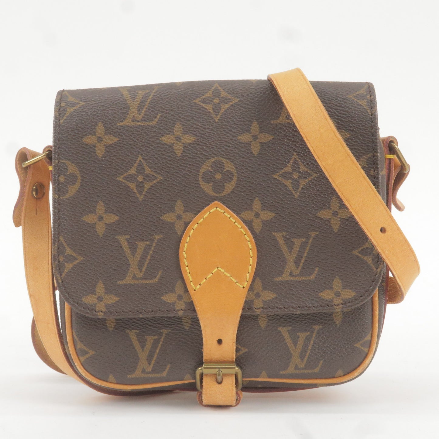 Louis Vuitton Monogram Mini Cartouchiere Crossbody Bag