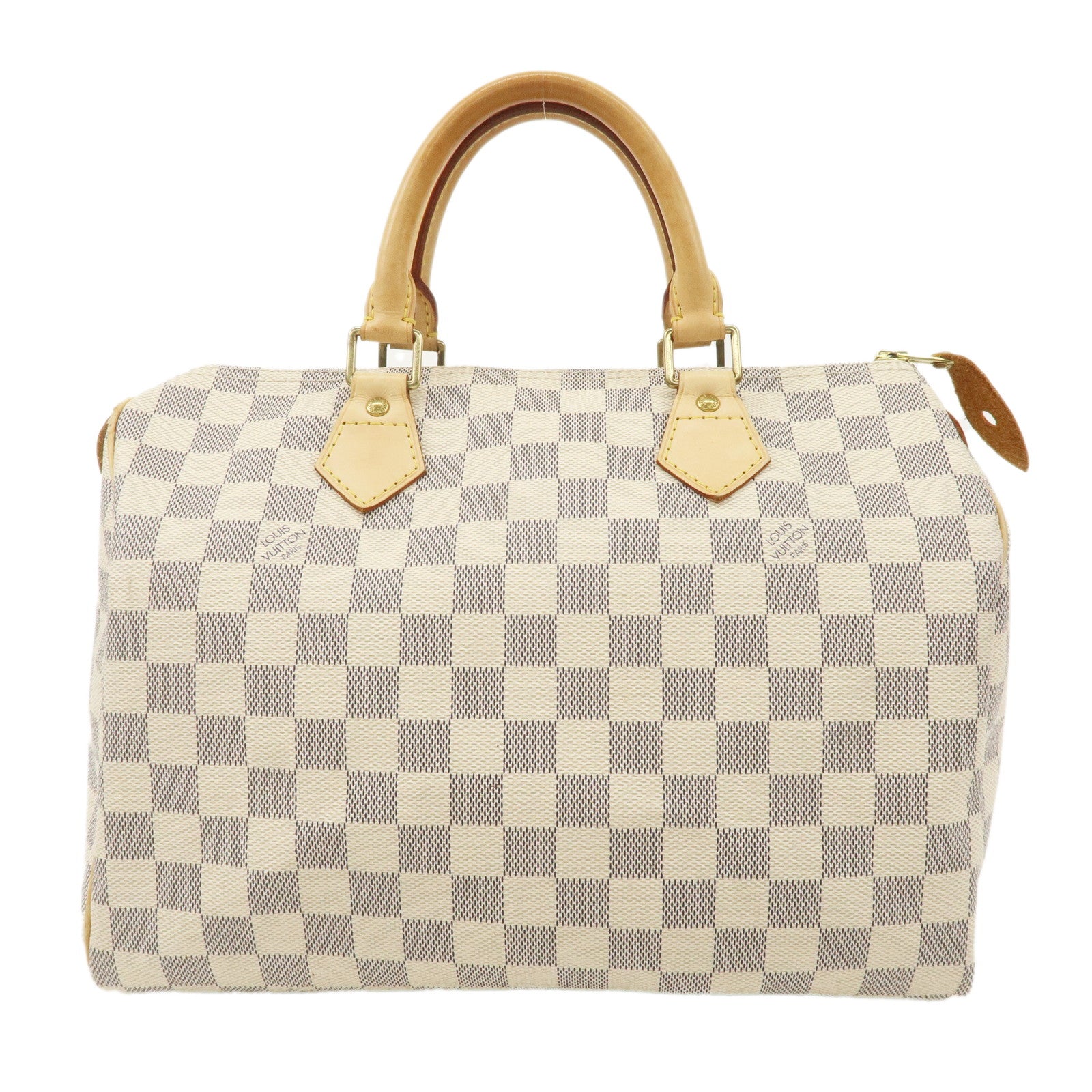 Lv damier best sale white bag