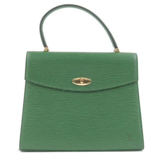 Louis-Vuitton-Epi-Malesherbes-Hand-Bag-M52374-Green