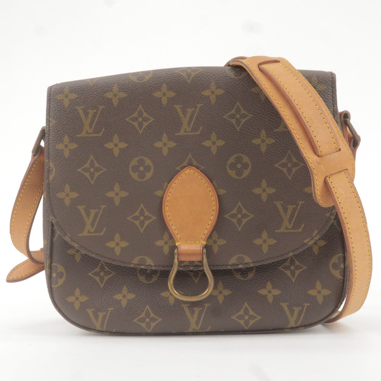 Louis Vuitton Monogram Saint Cloud GM Shoulder Bag Brown M51242